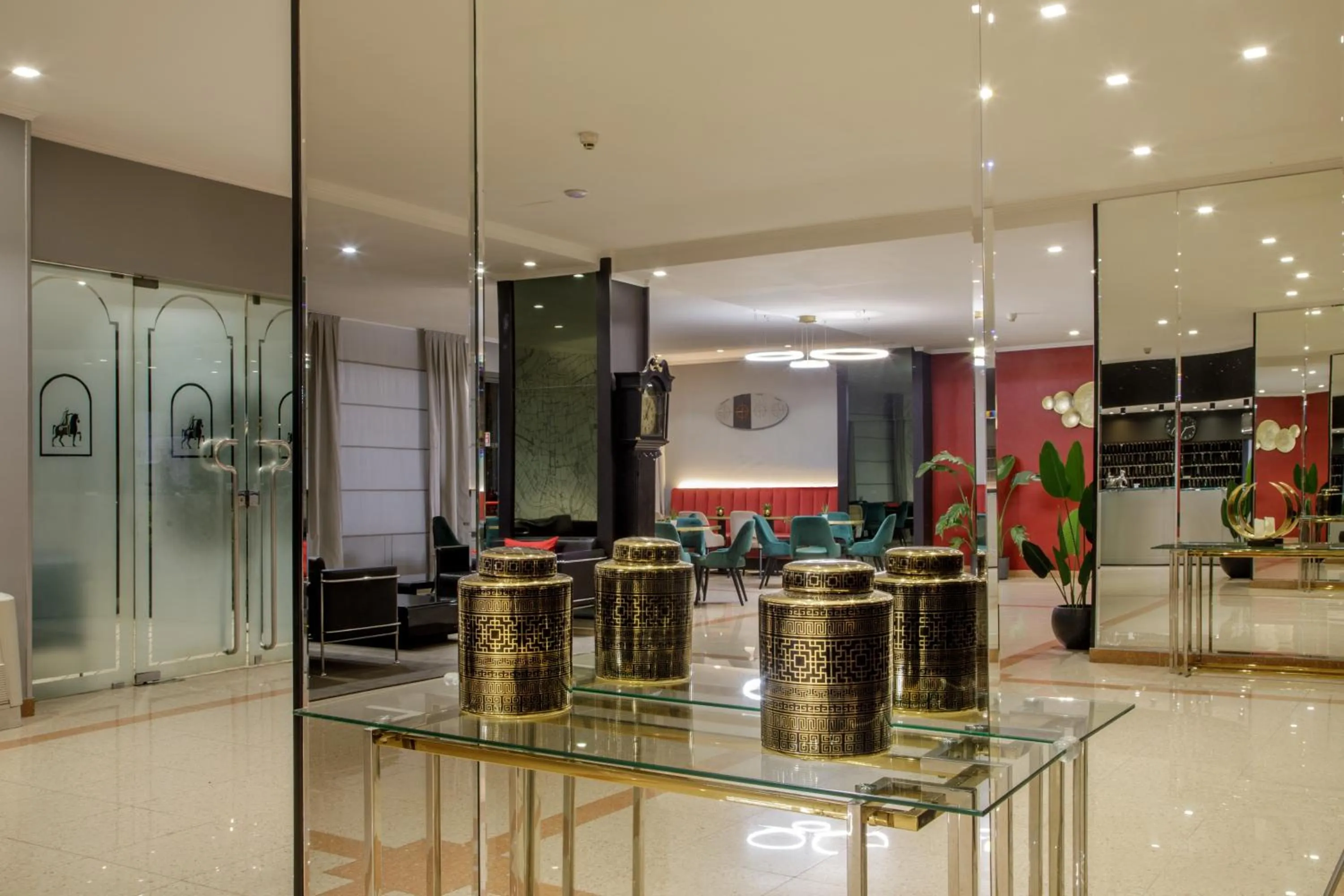 Lobby or reception in Hotel Marc'Aurelio