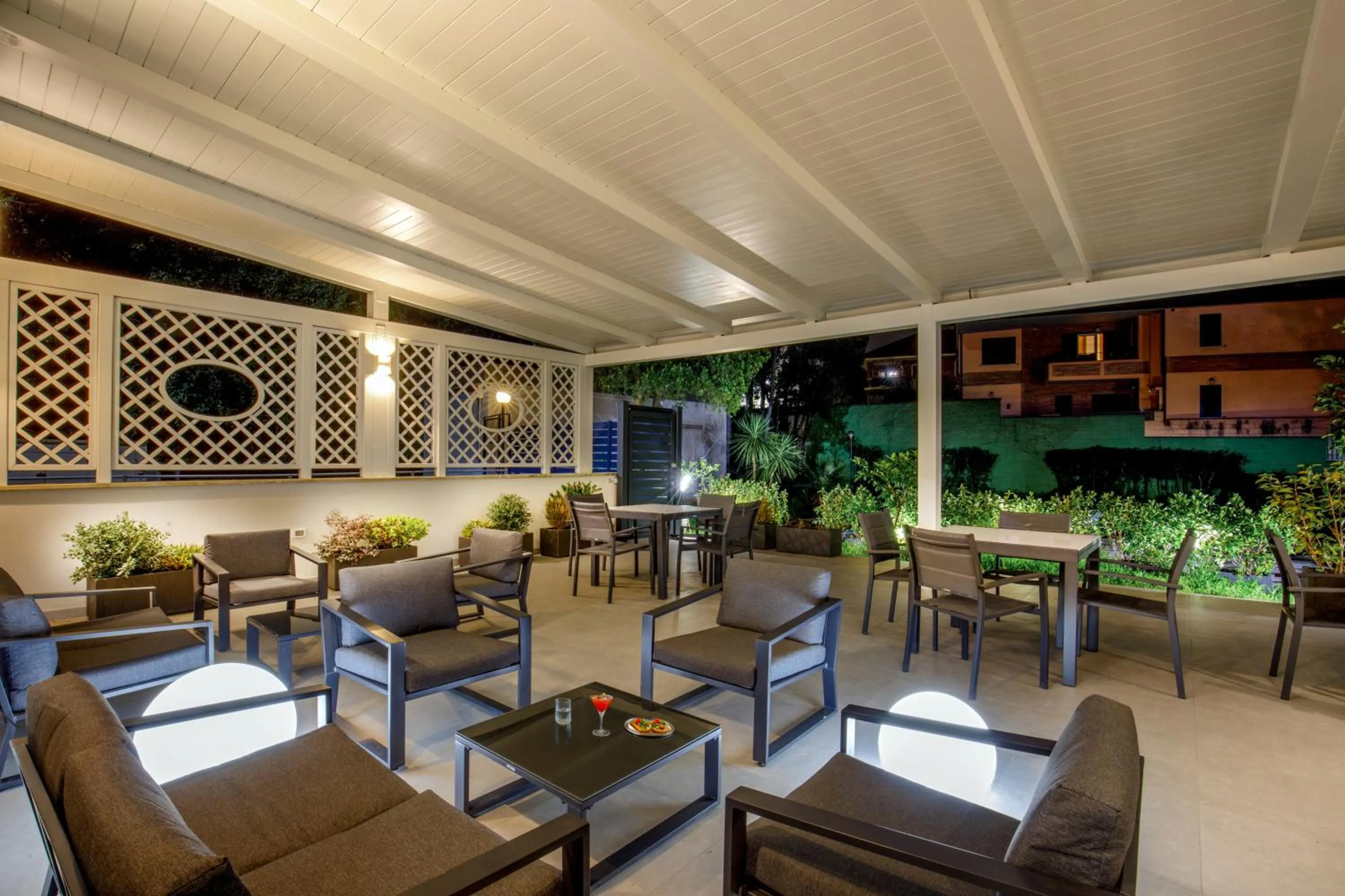 Patio in Hotel Marc'Aurelio