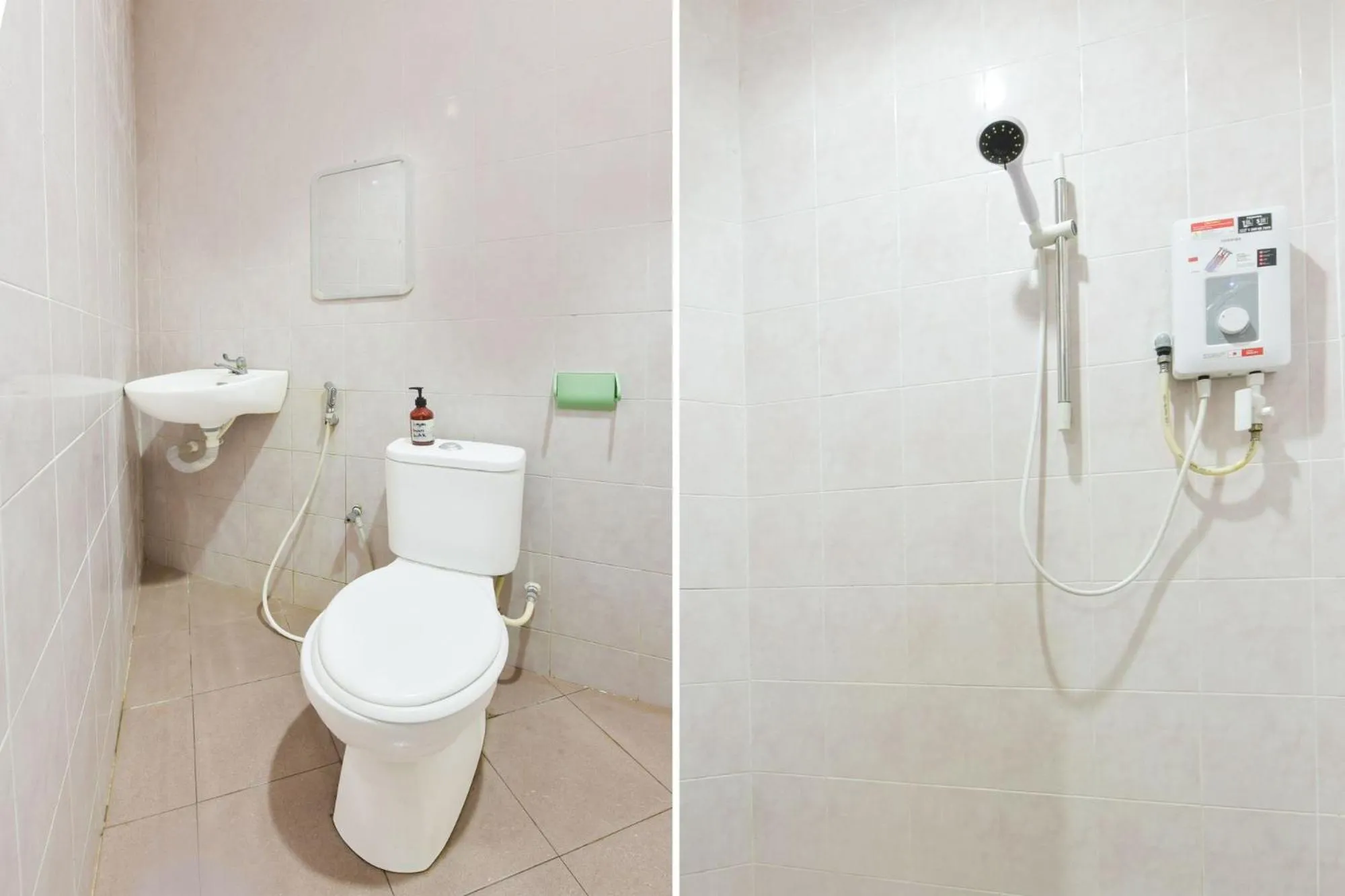 Bathroom in Hotel O Melaka near AEON Shopping Centre formerly Formosa