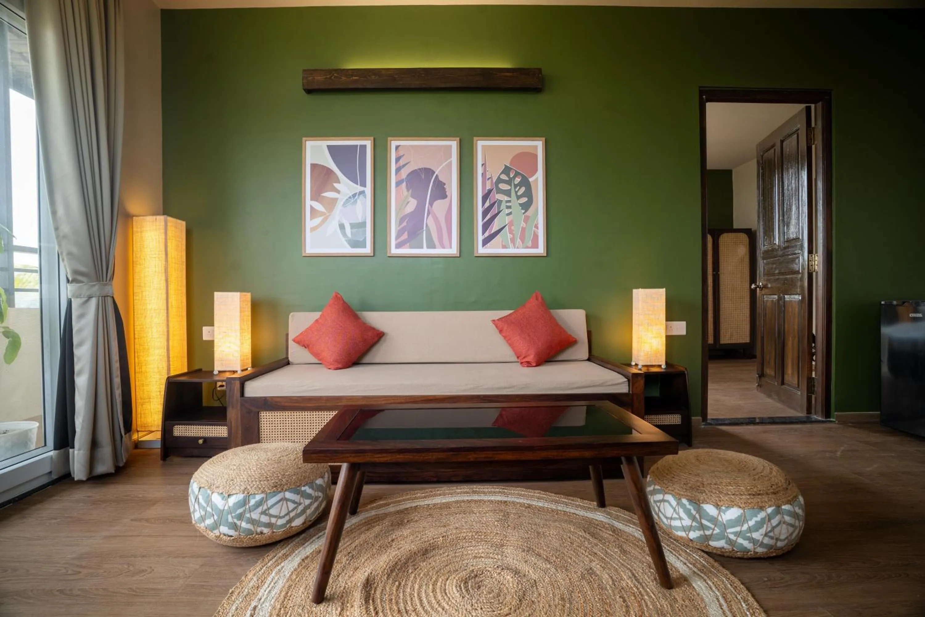 Living room, Bed in Kssemya