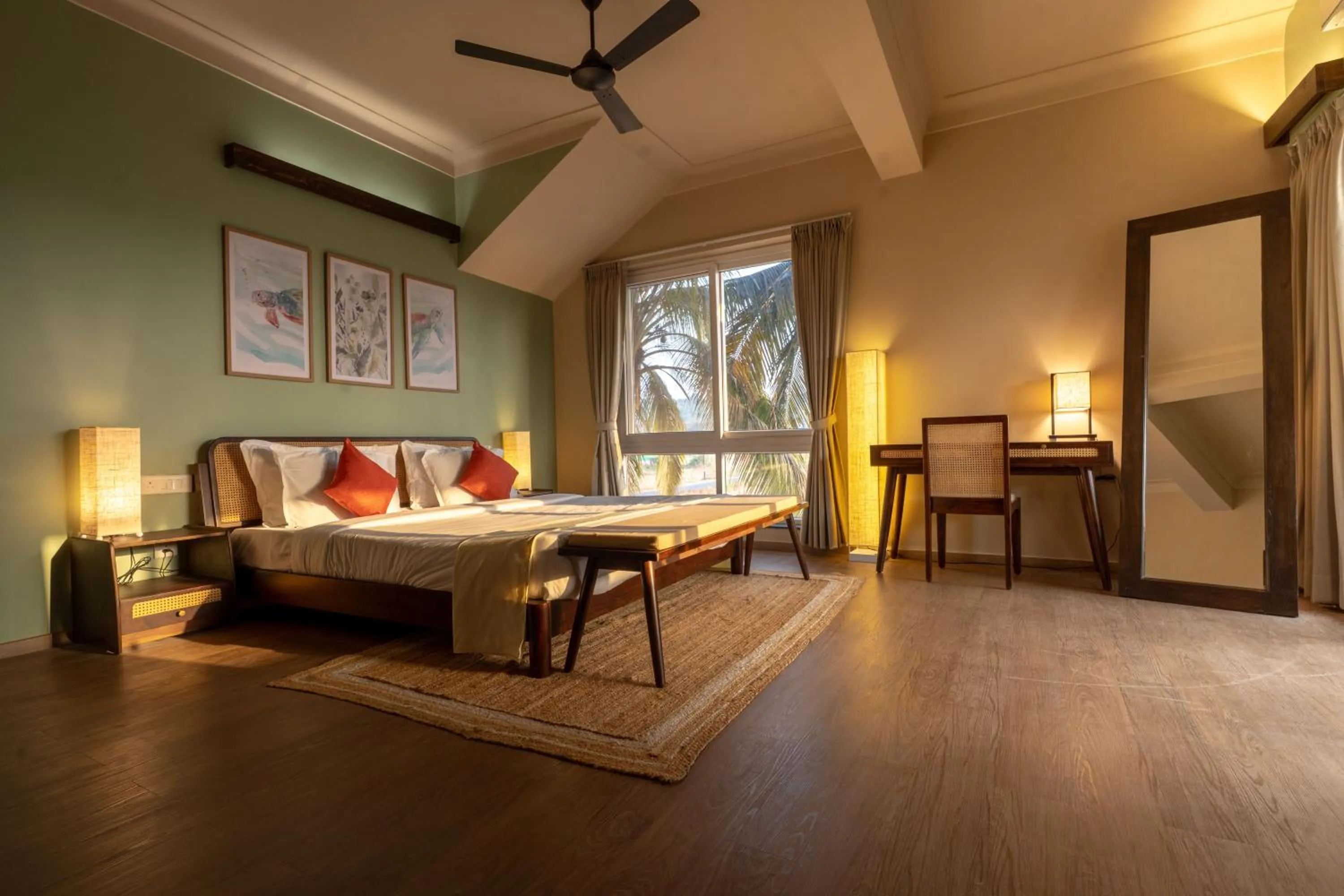 Bedroom, Bed in Kssemya