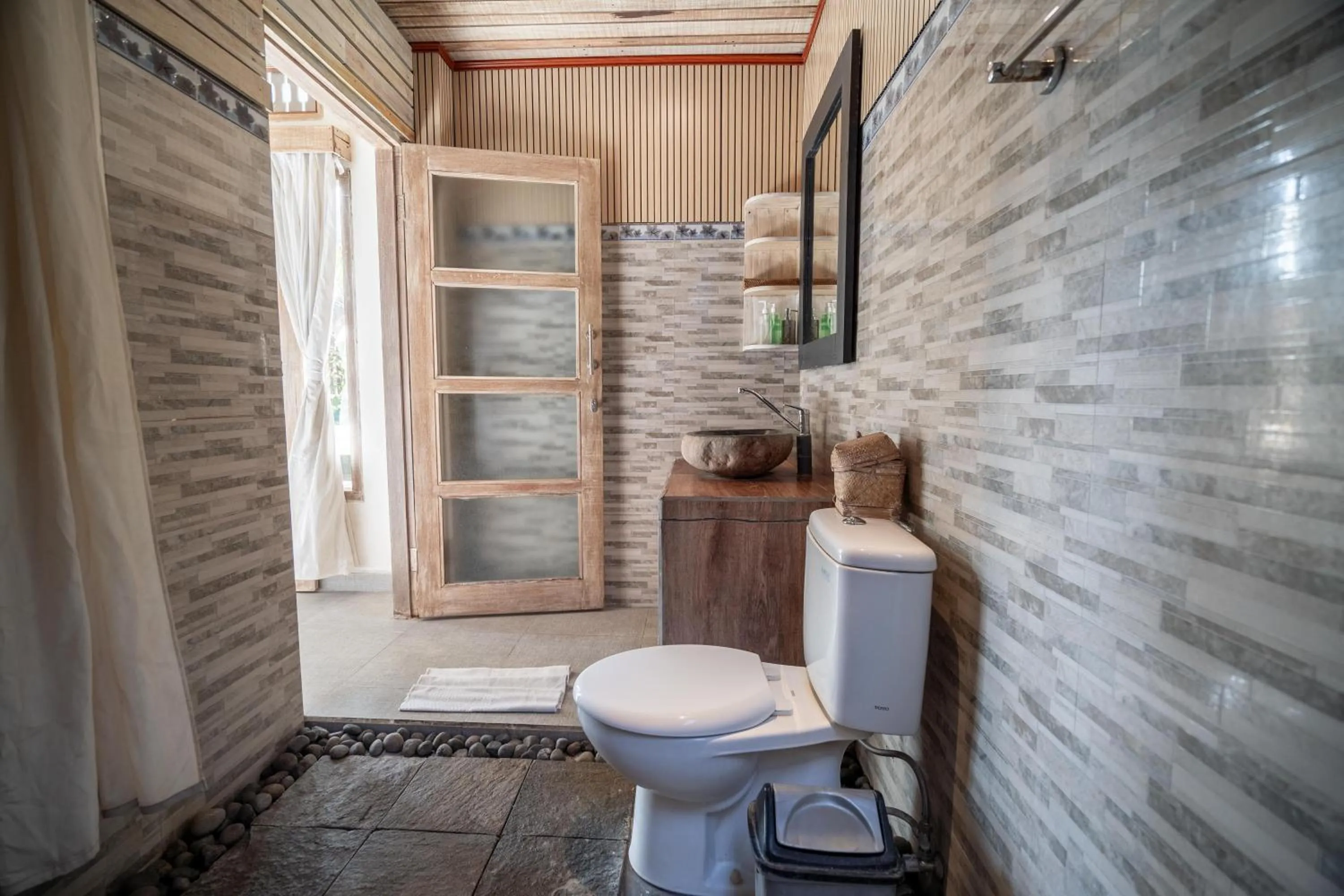 Shower in Uma Caming Villa Ubud