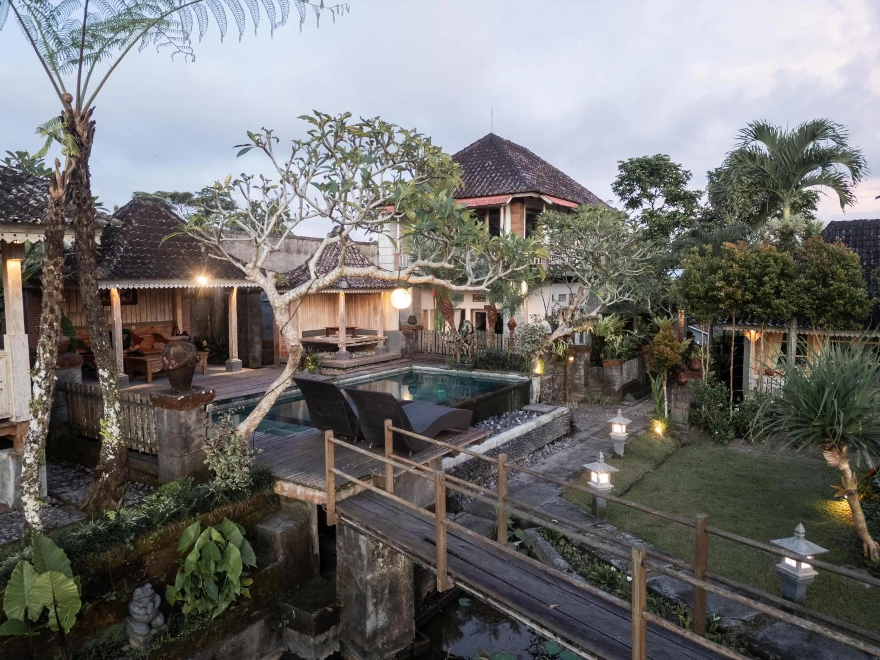 Property building in Uma Caming Villa Ubud