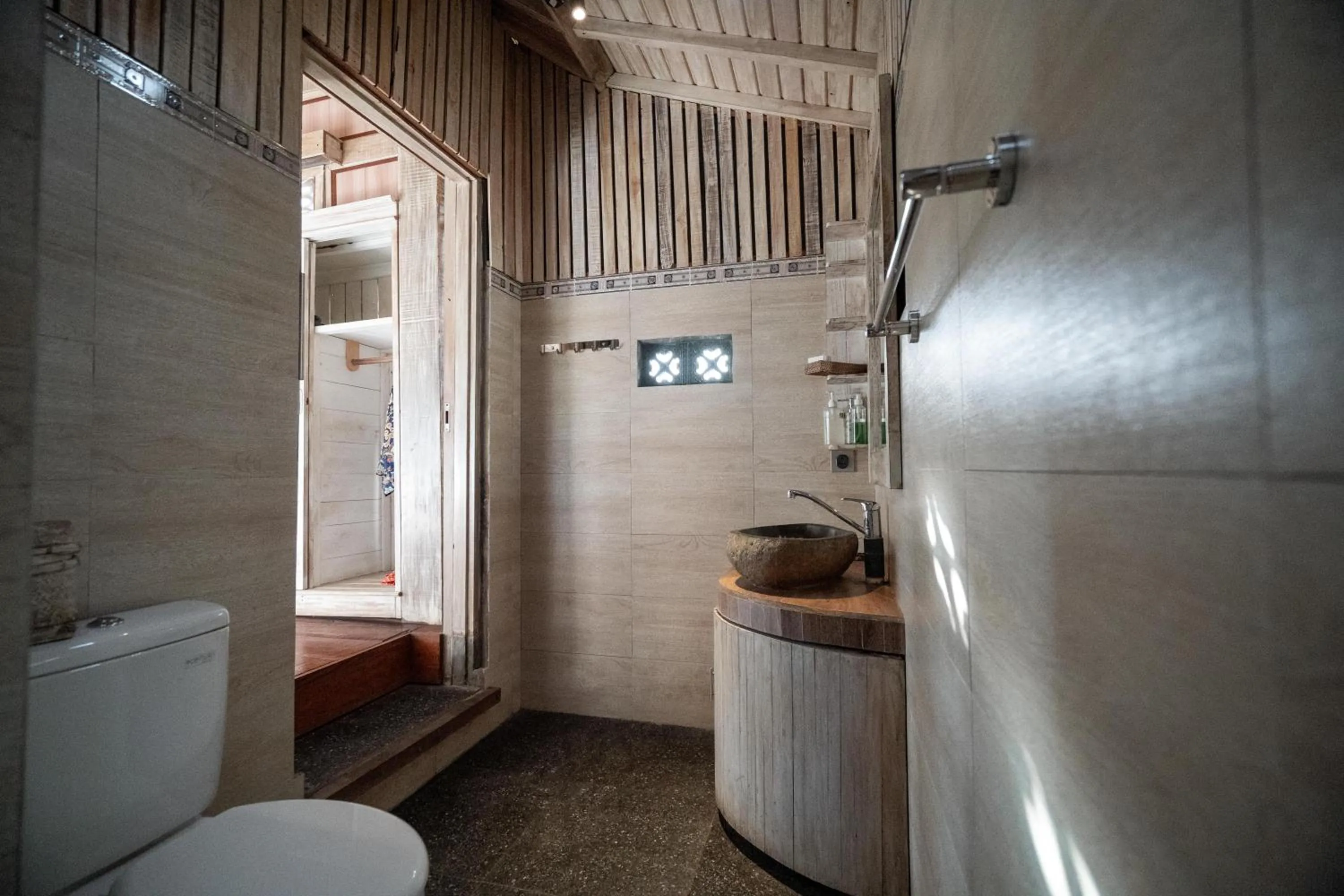 Shower in Uma Caming Villa Ubud