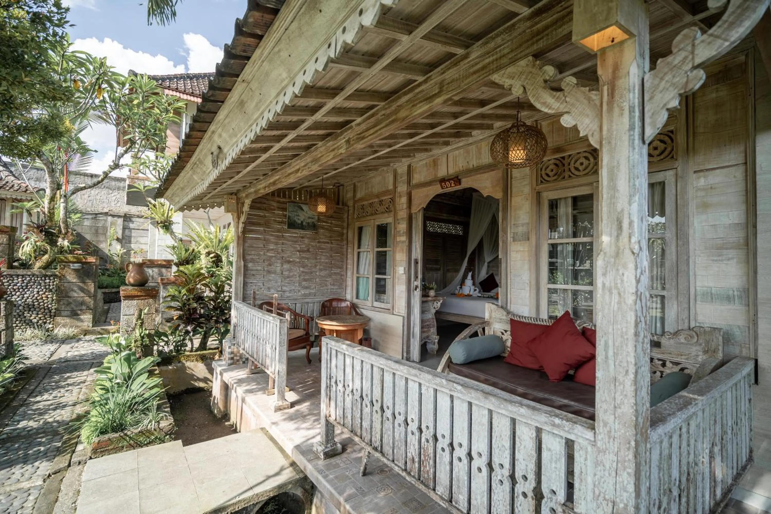 Property building in Uma Caming Villa Ubud