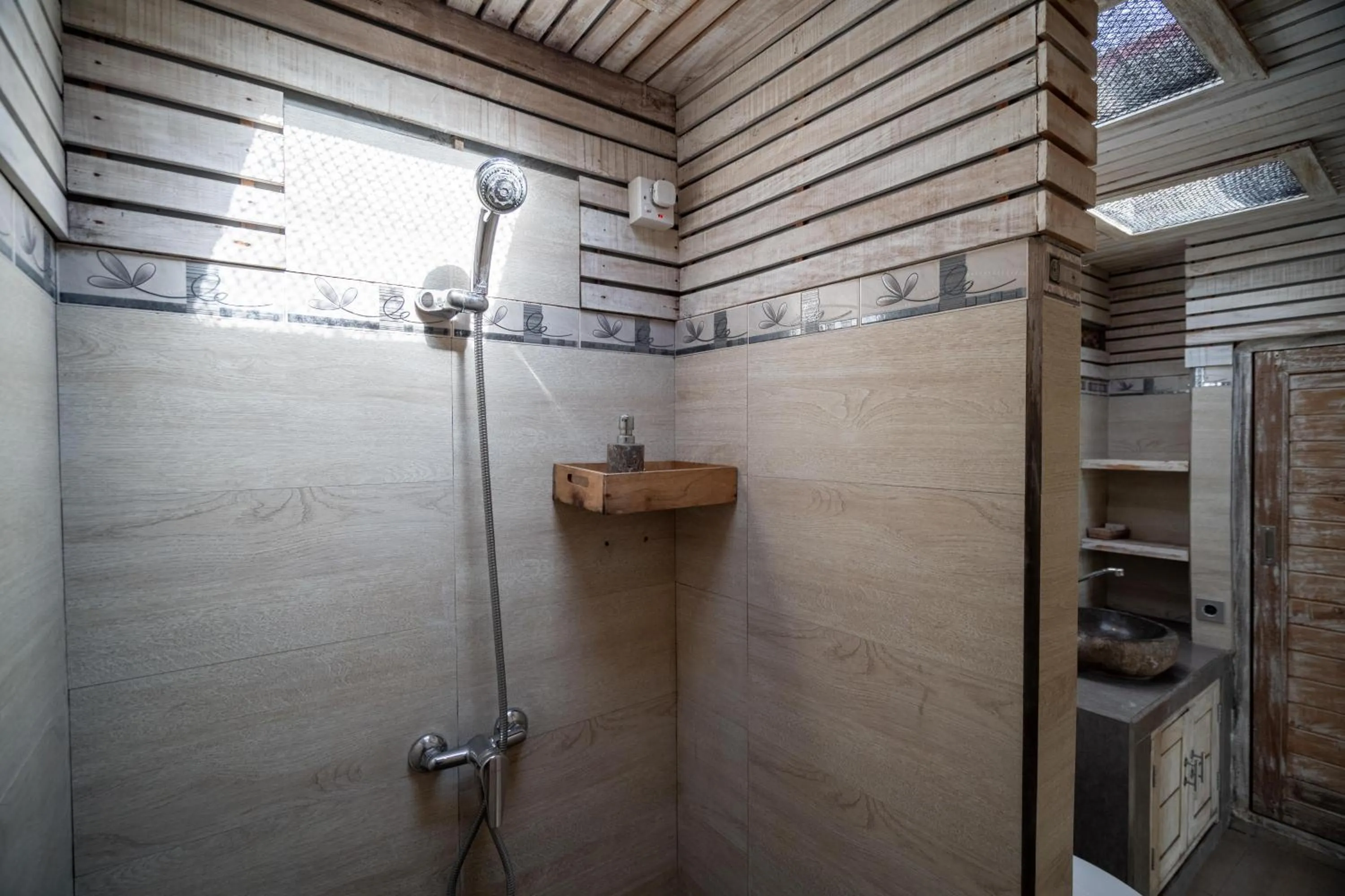 Shower in Uma Caming Villa Ubud