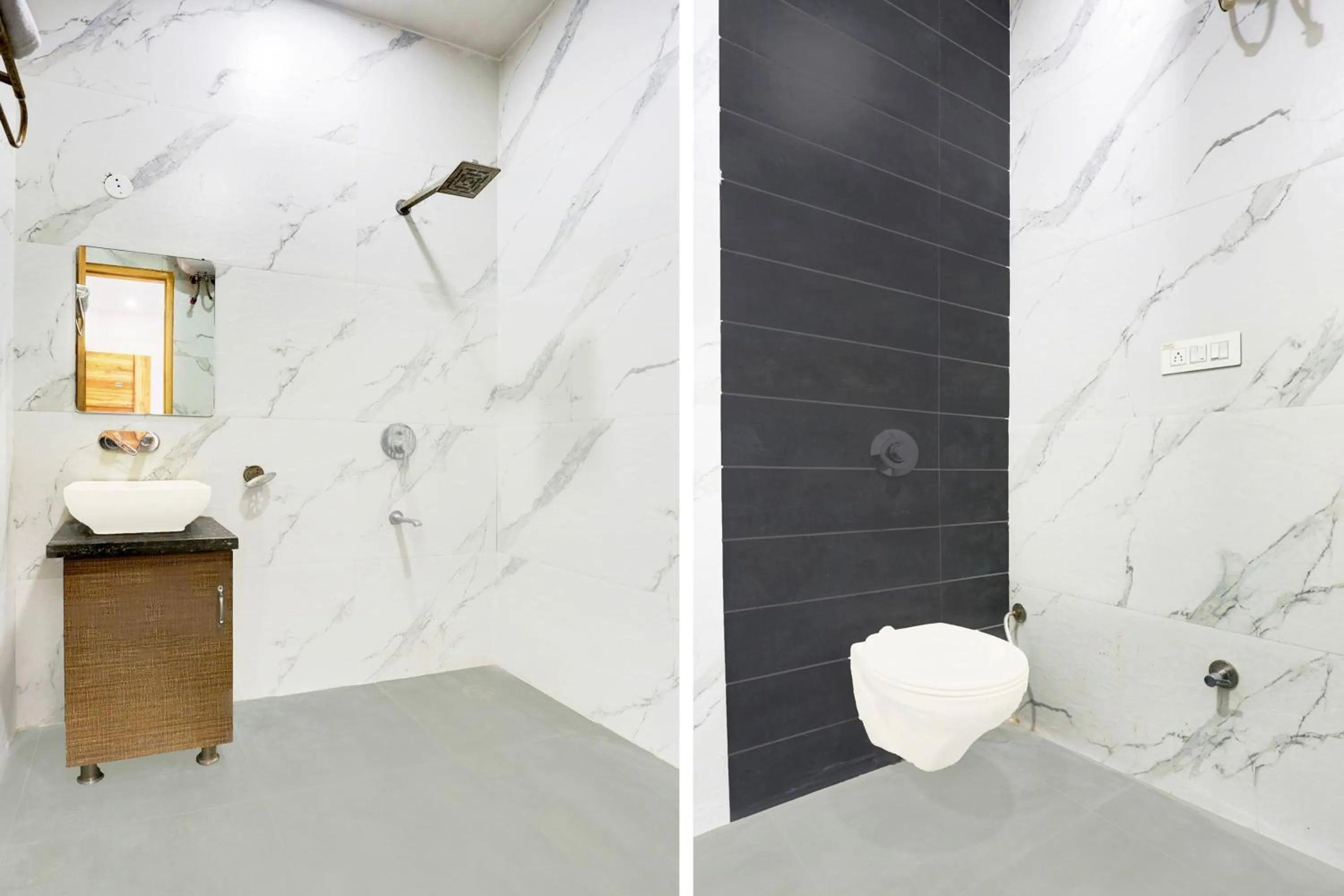 Bathroom in OYO Hotel O Alpine Inn