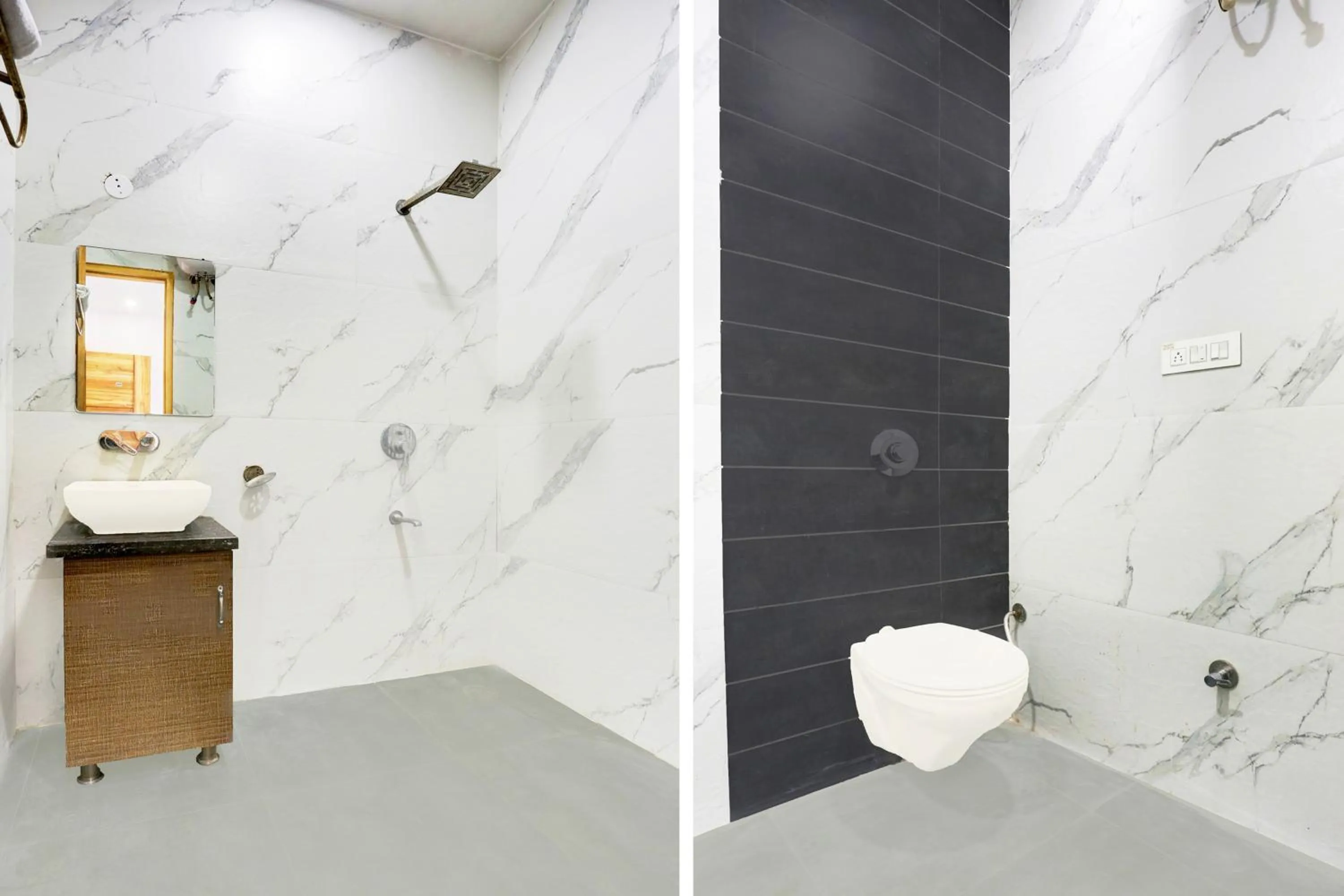 Bathroom in OYO Hotel O Alpine Inn