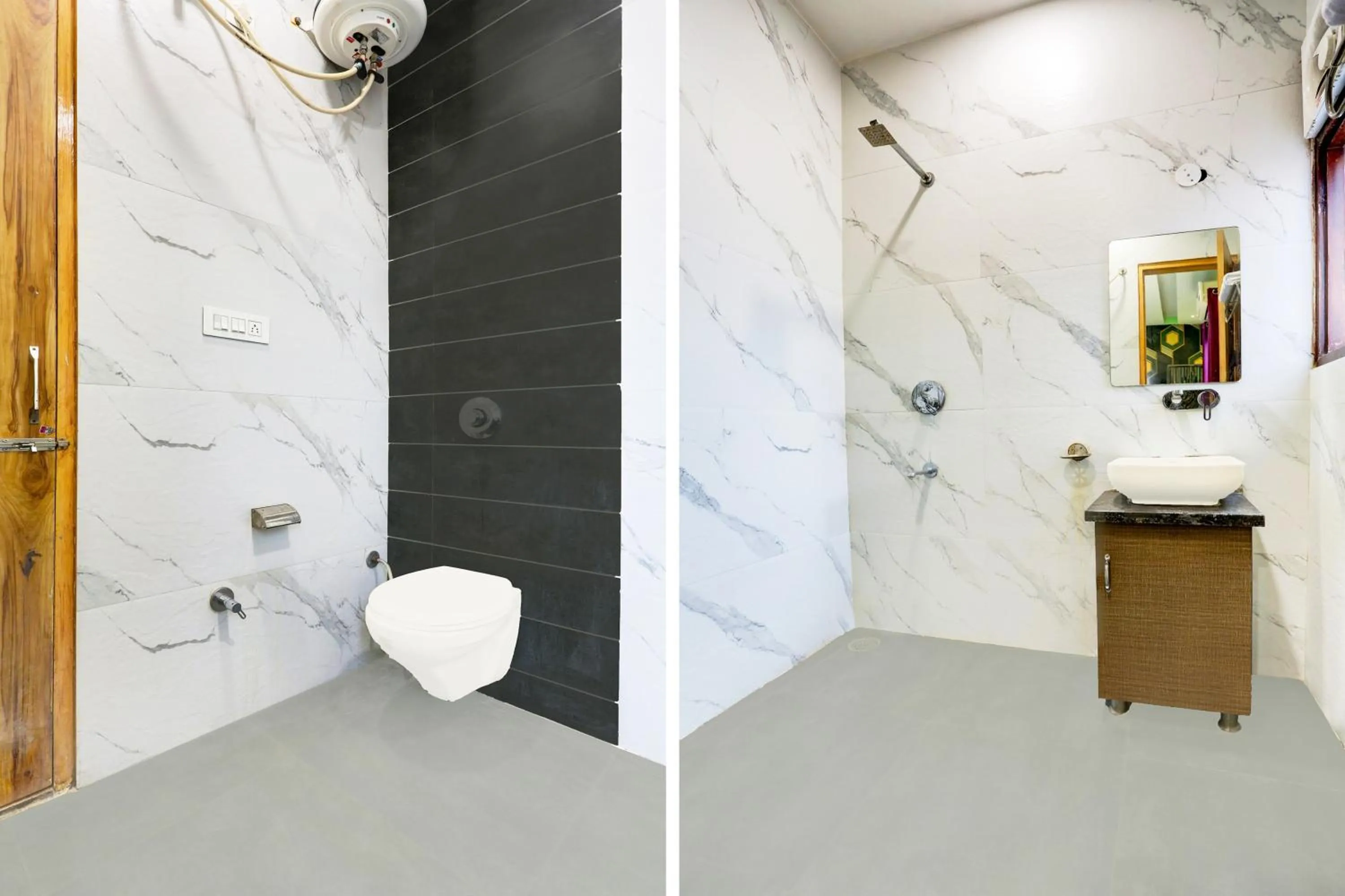 Bathroom in OYO Hotel O Alpine Inn