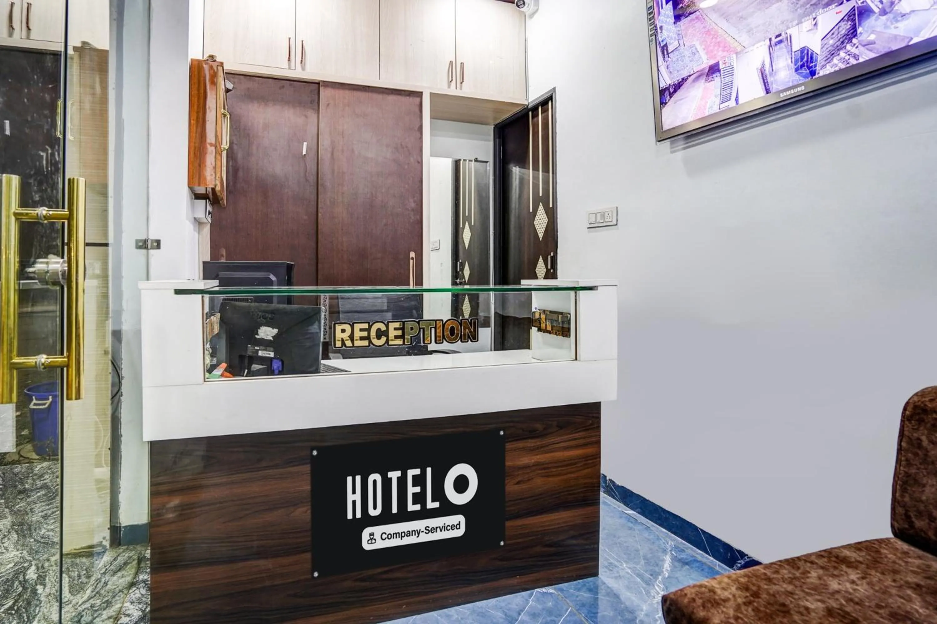 Lobby or reception in Hotel O Convention Centre Indore Formerly Madhur Shree