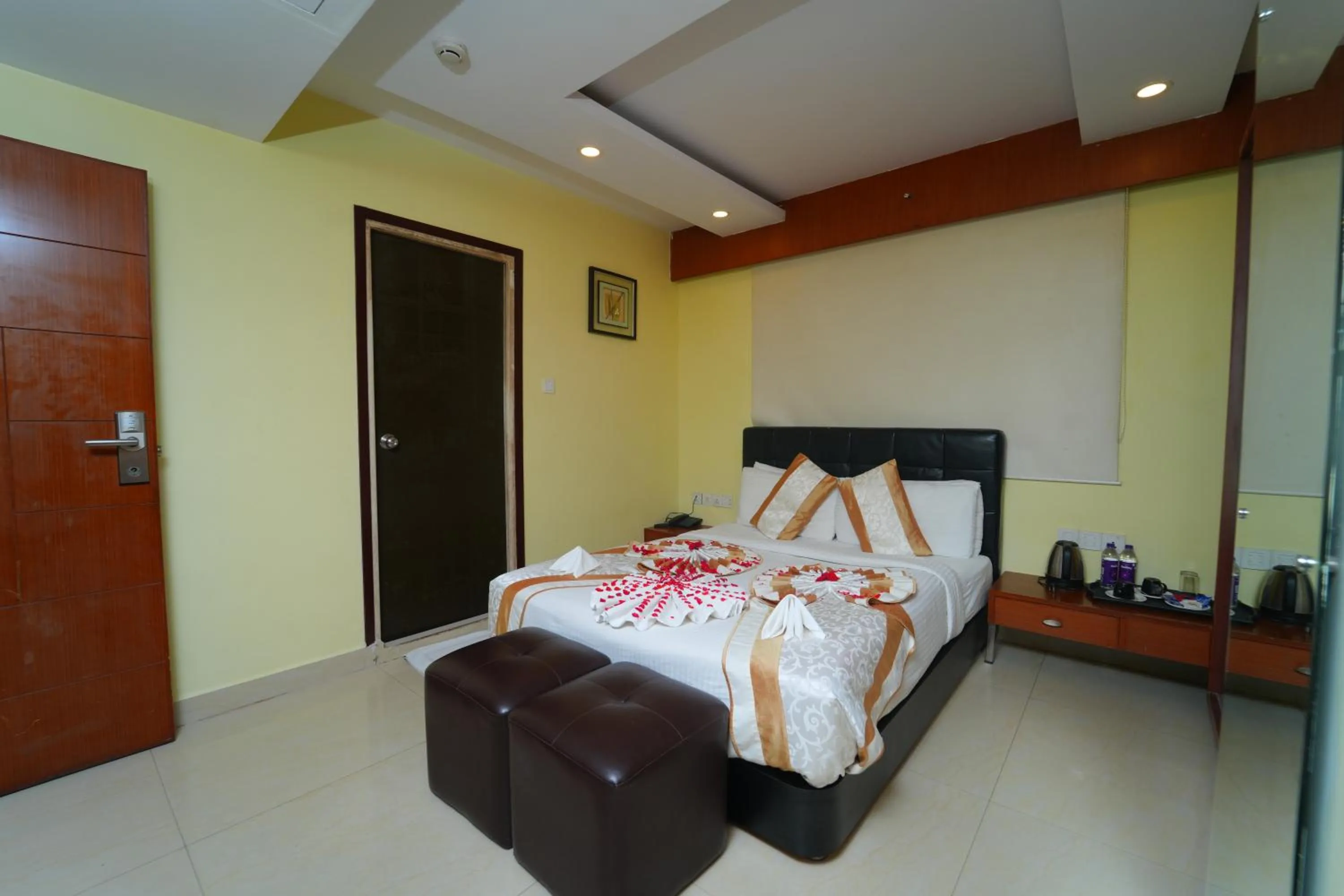 Bed in Hotel Diamonds Pearl