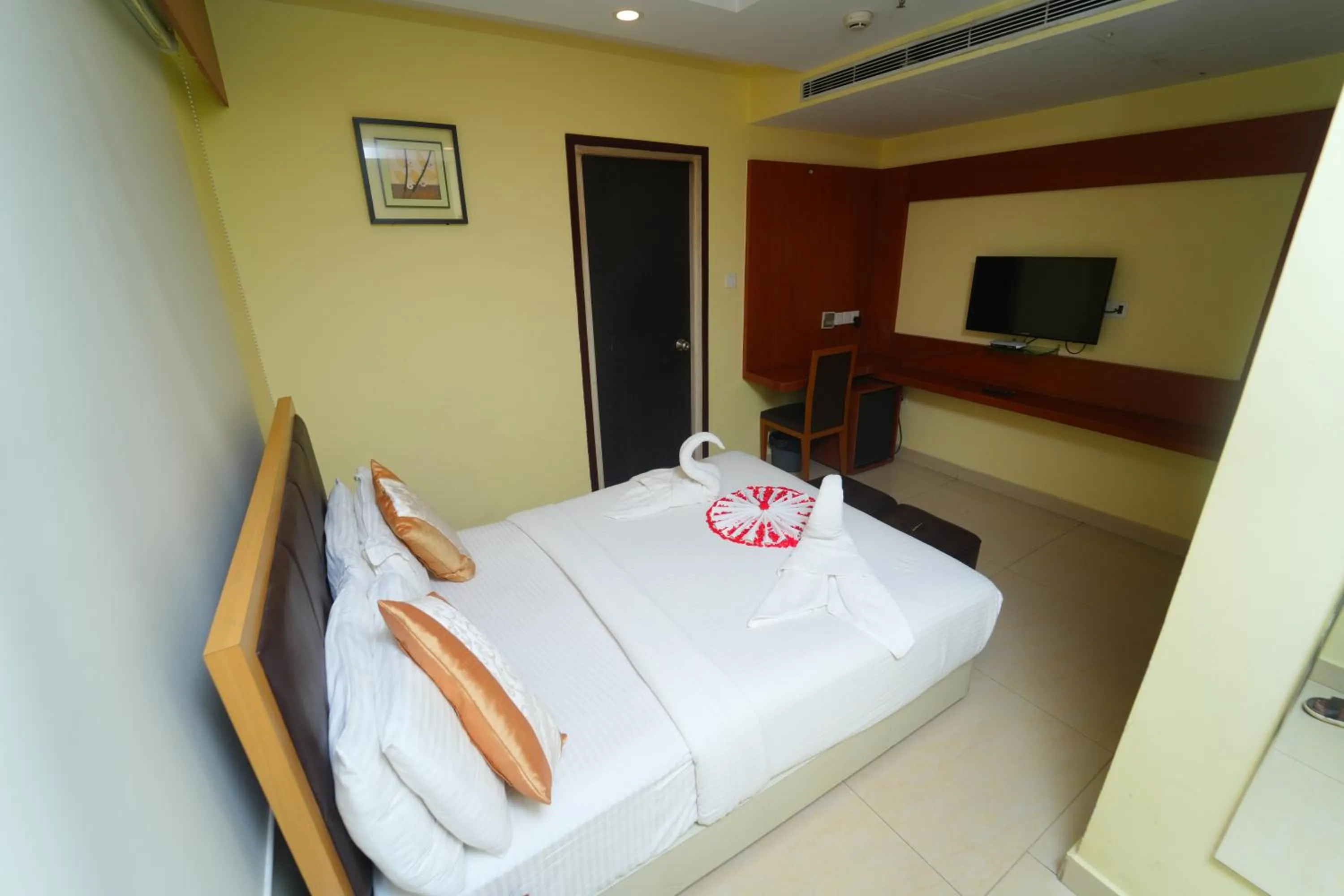 Bed in Hotel Diamonds Pearl