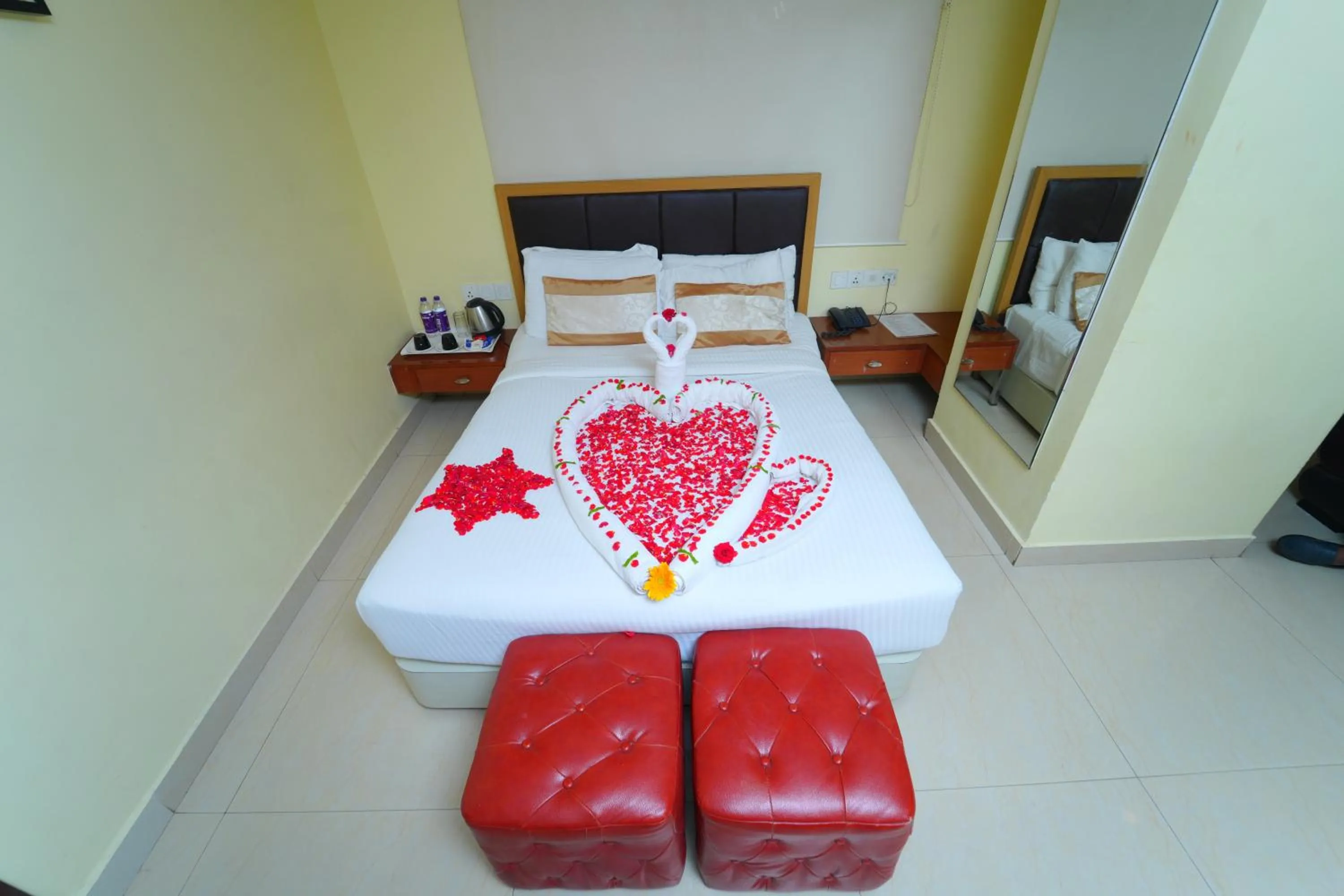 Bed in Hotel Diamonds Pearl