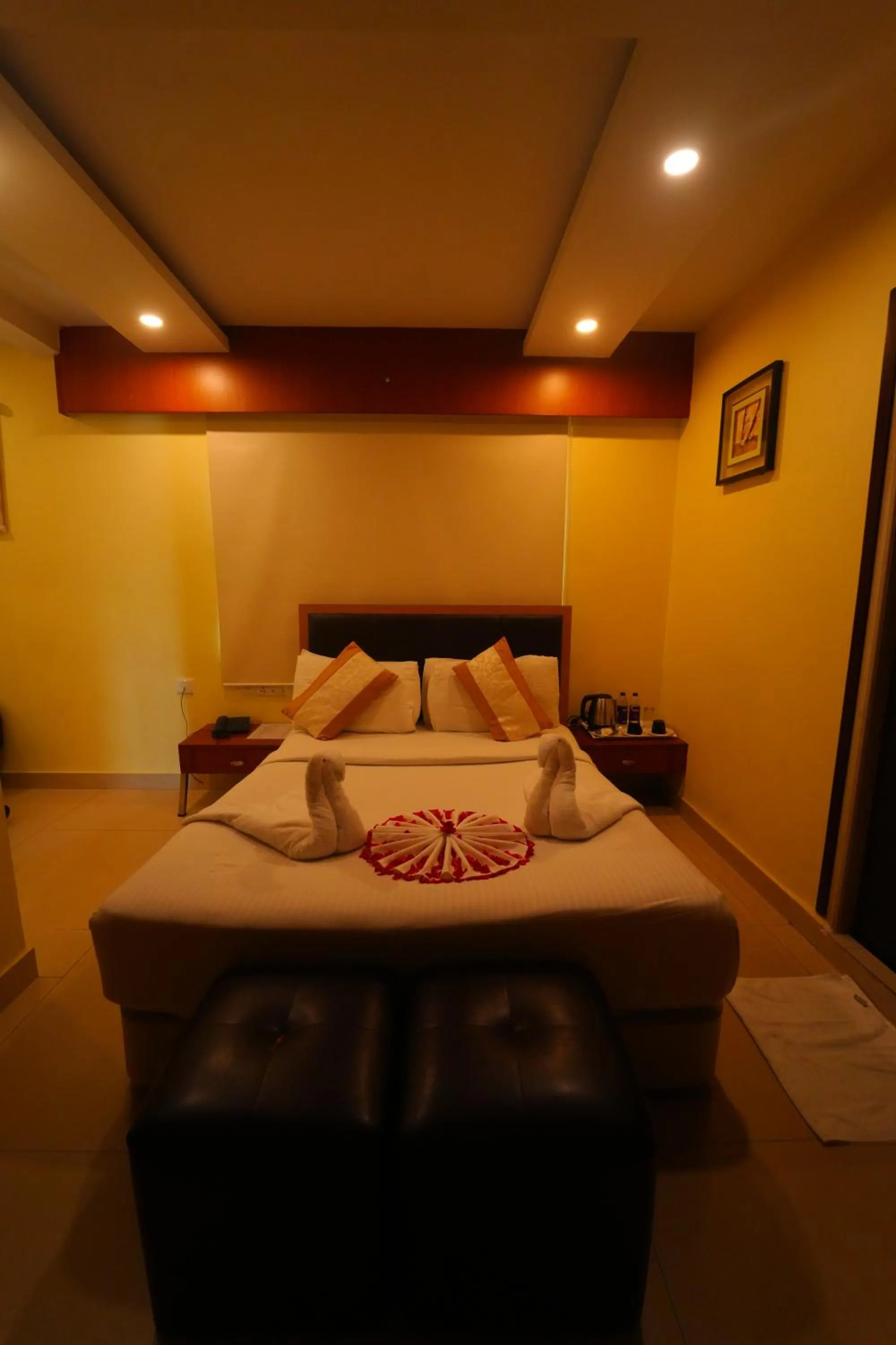 Bed in Hotel Diamonds Pearl