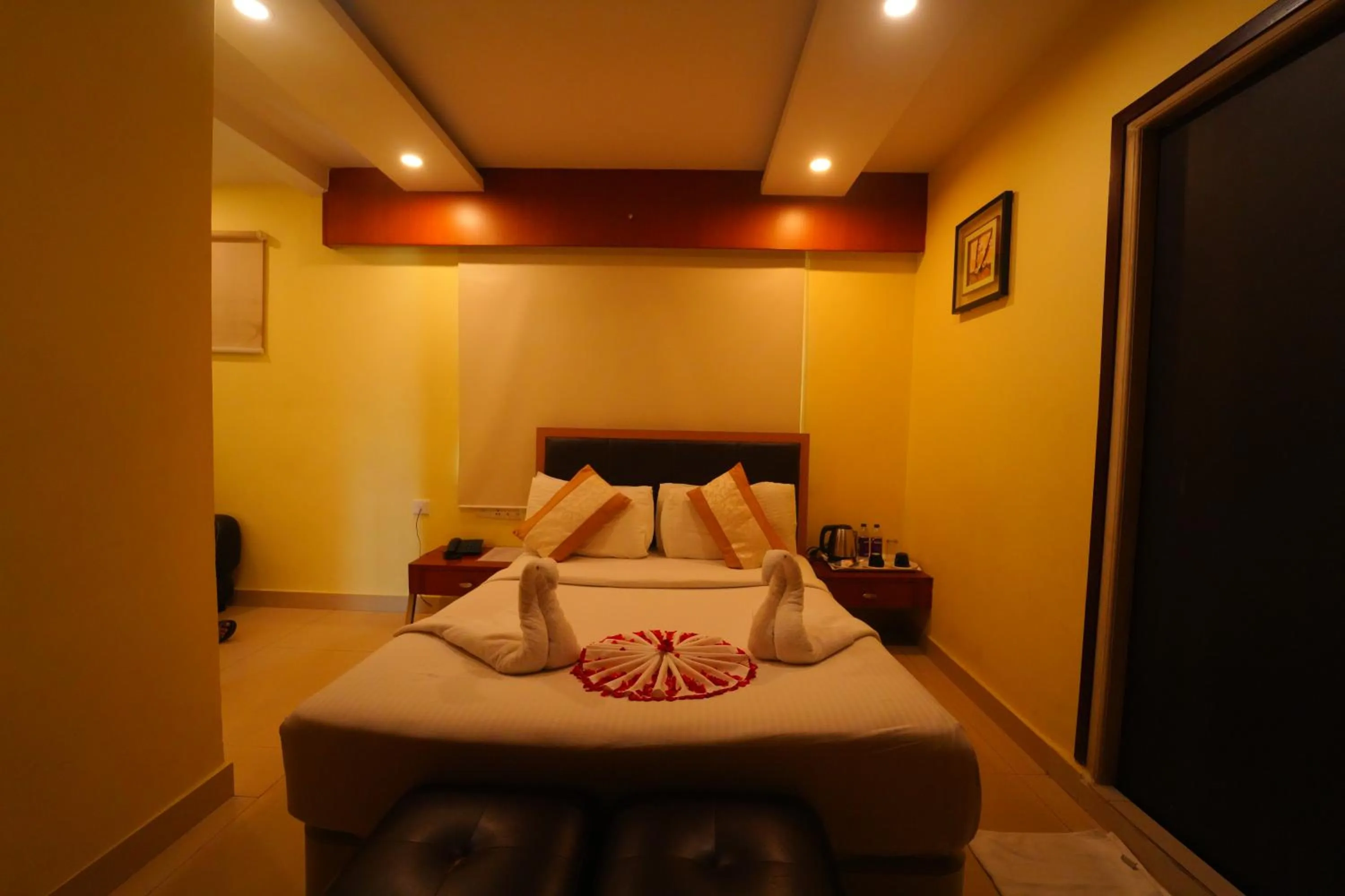 Bed in Hotel Diamonds Pearl