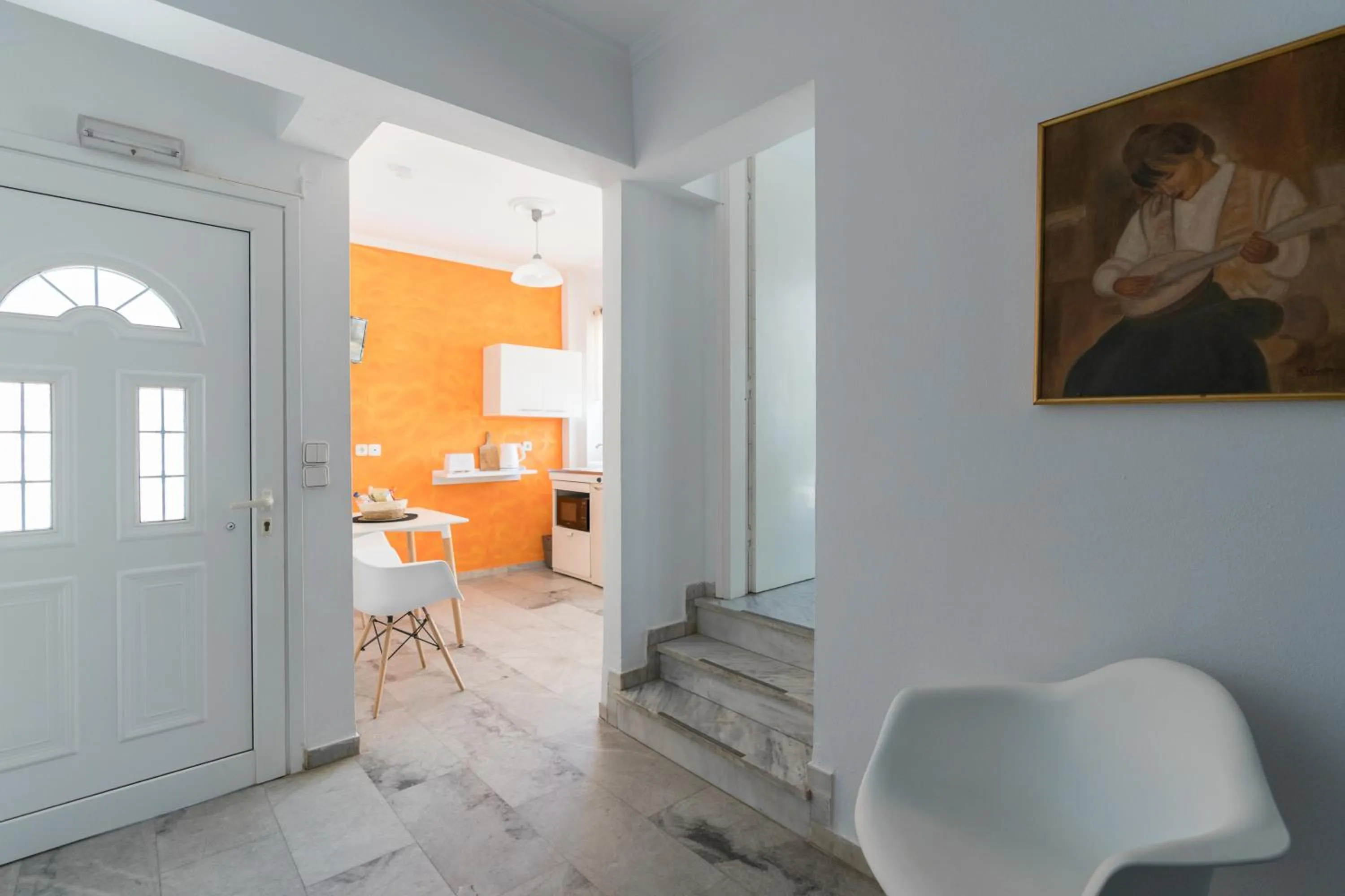 Kitchen or kitchenette in Poseidon Apartments