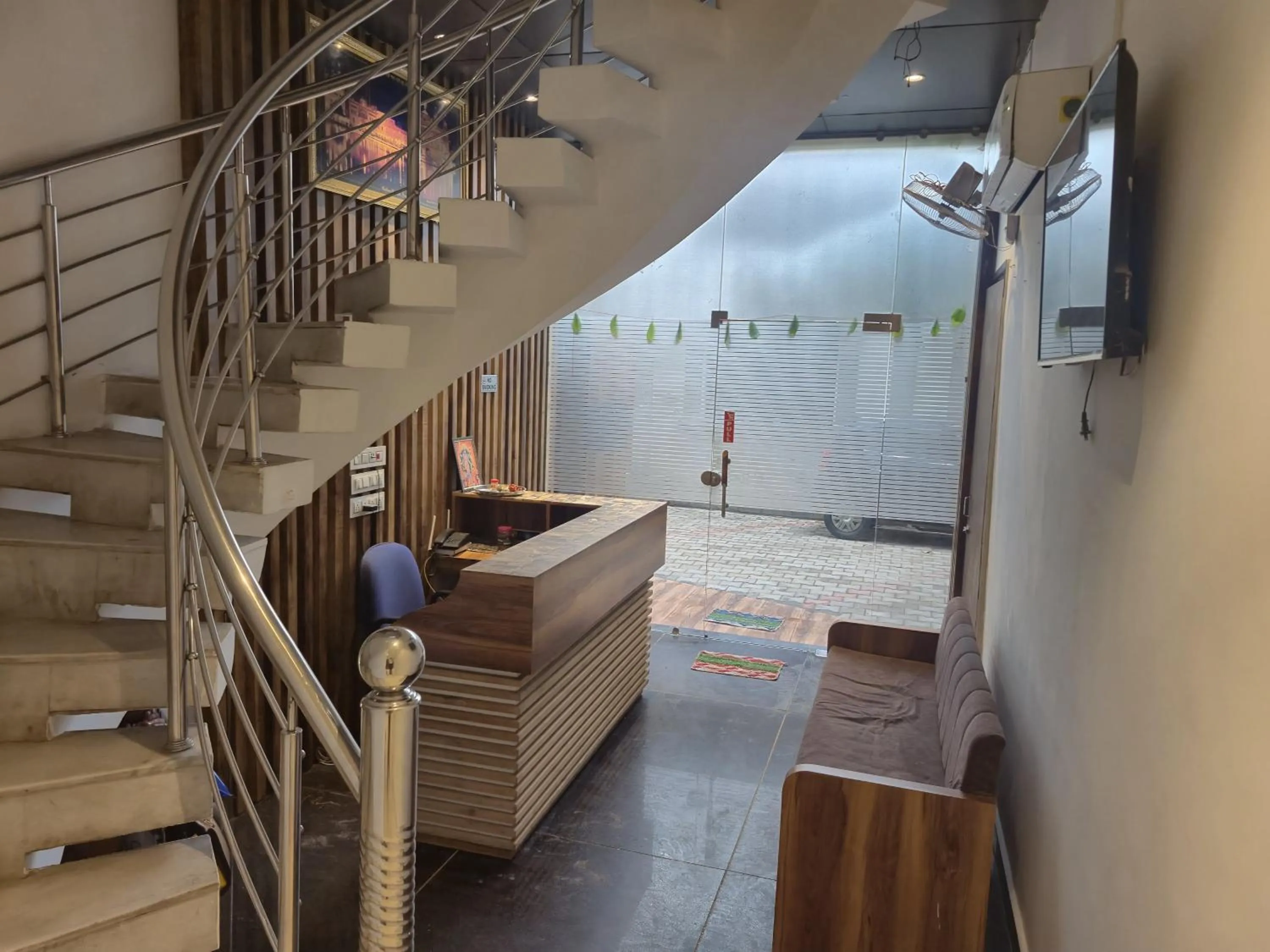 Lobby or reception in JK Residency