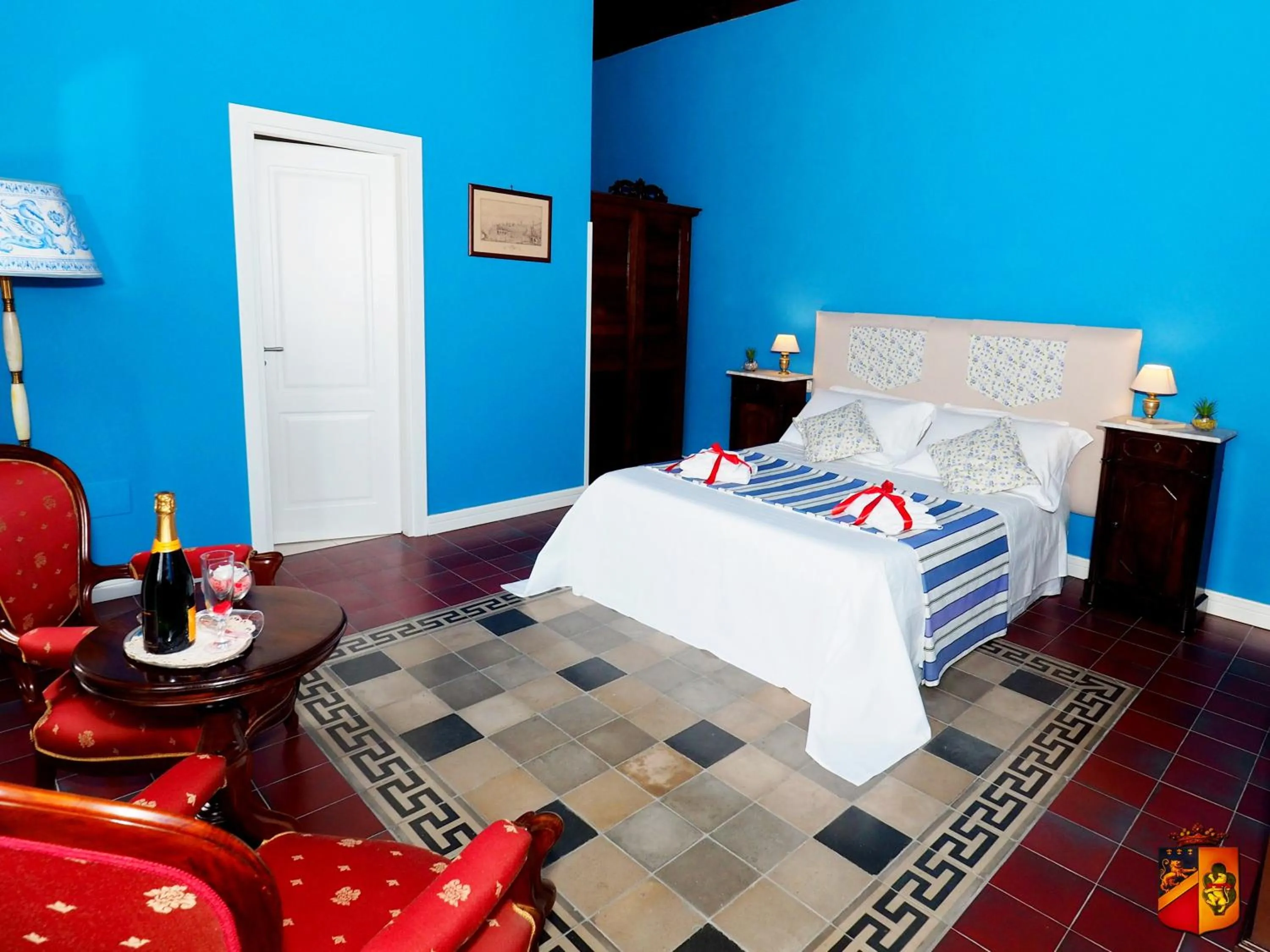 Bedroom, Bed in Palazzo Toraldo di Francia