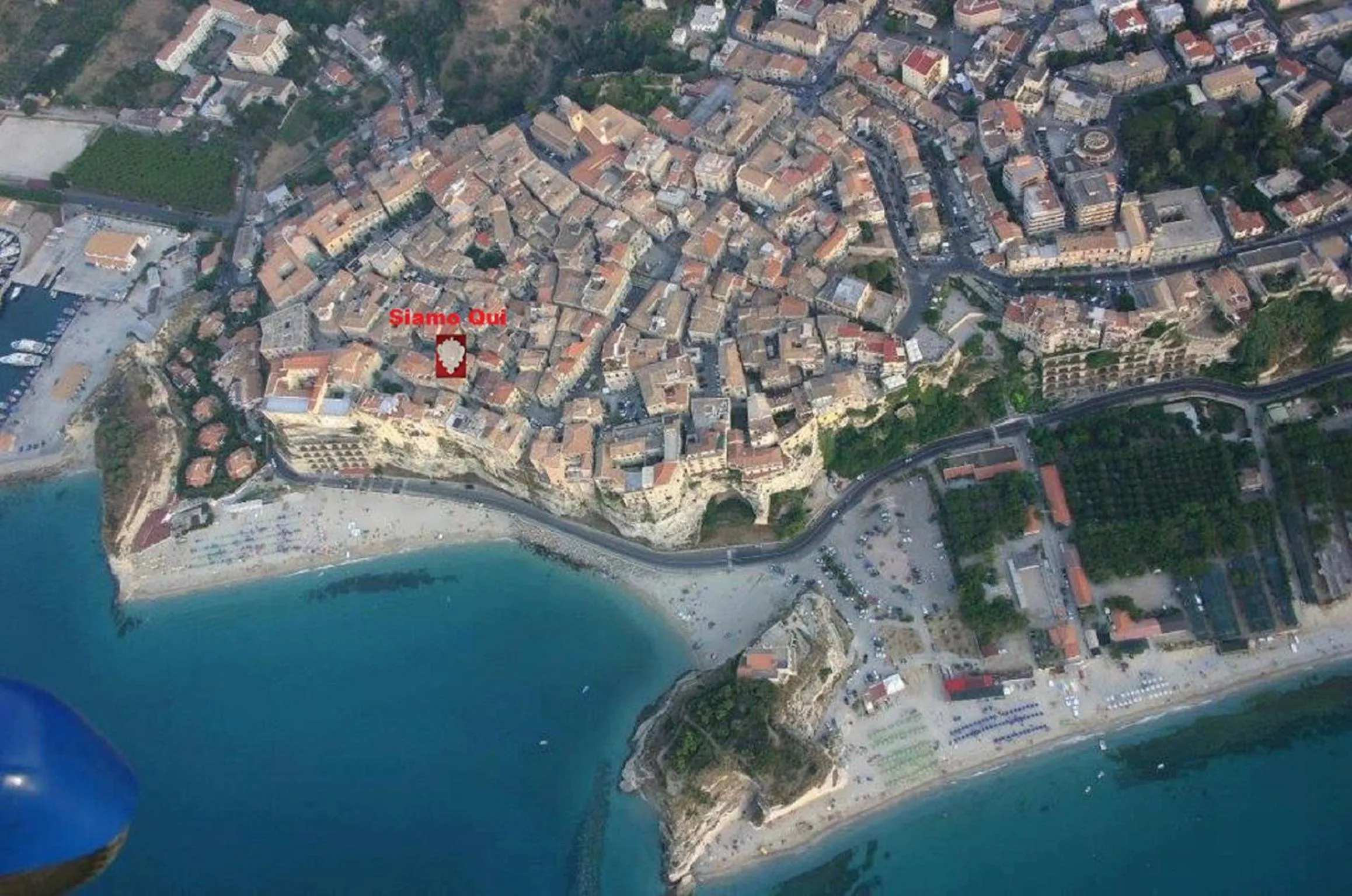 City view in Palazzo Toraldo di Francia