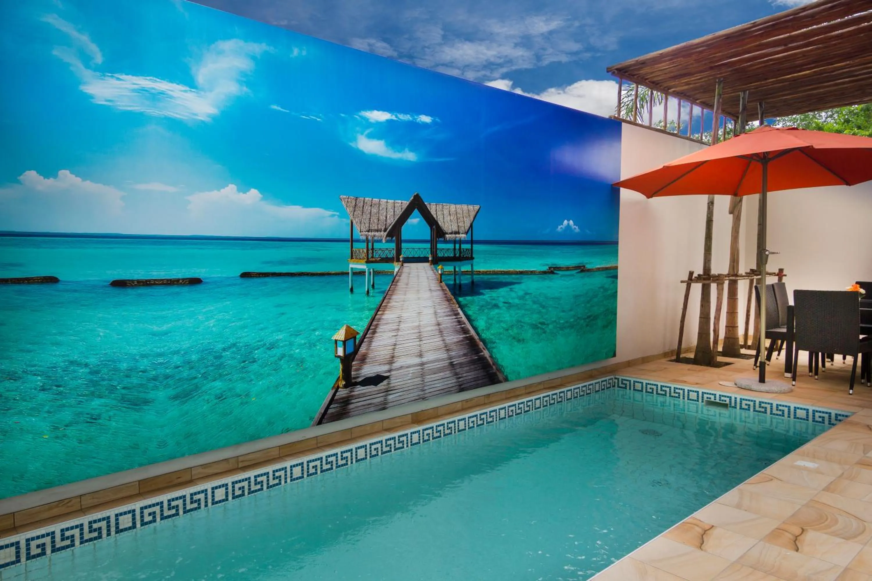 Swimming pool in Tropicana Pool Villa