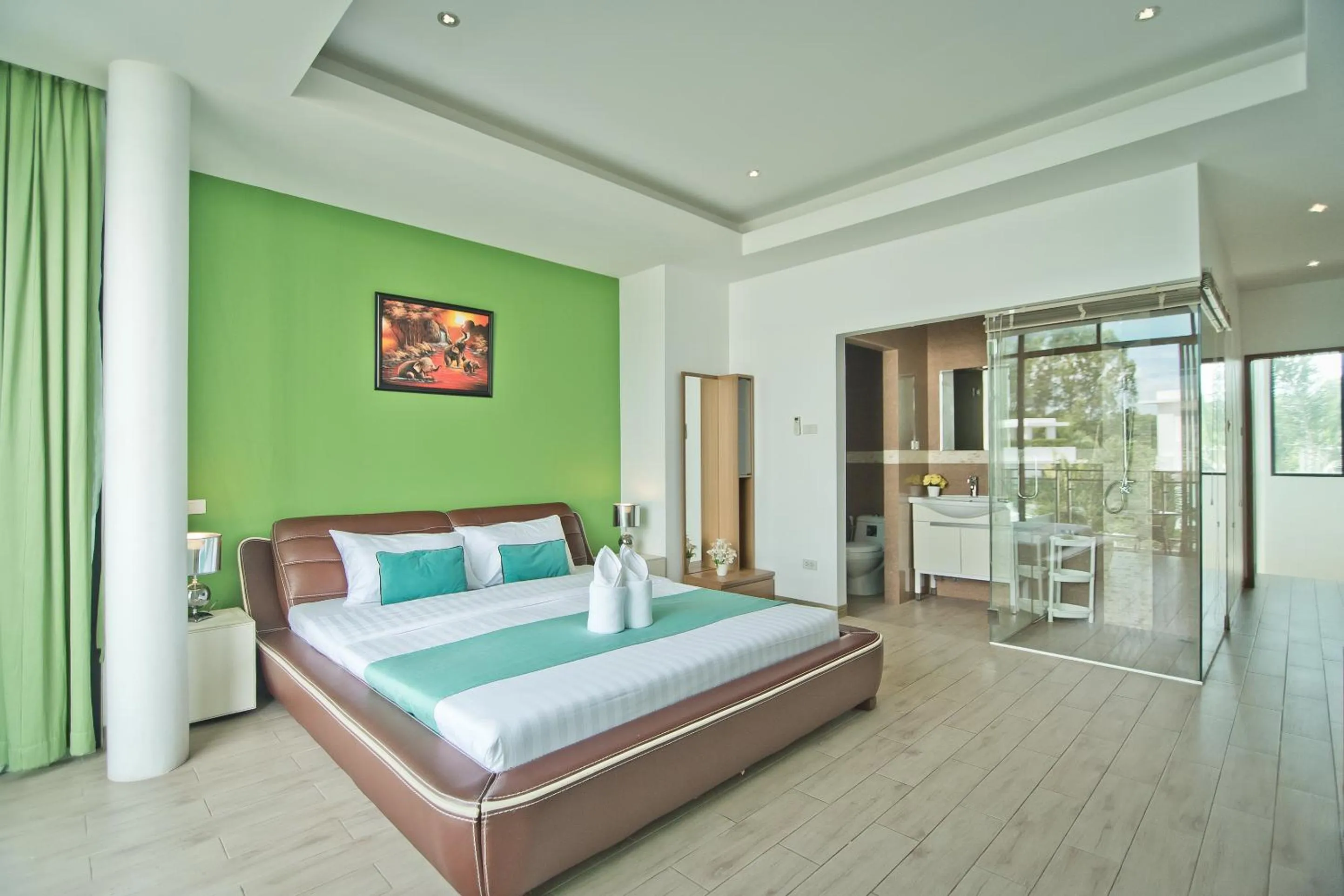 Bedroom, Bed in Tropicana Pool Villa