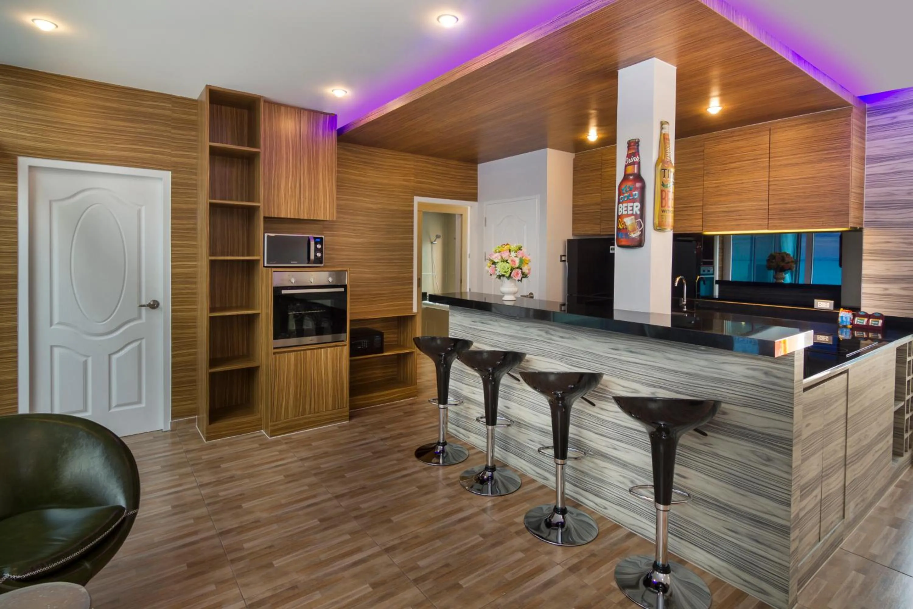 Kitchen or kitchenette in Tropicana Pool Villa