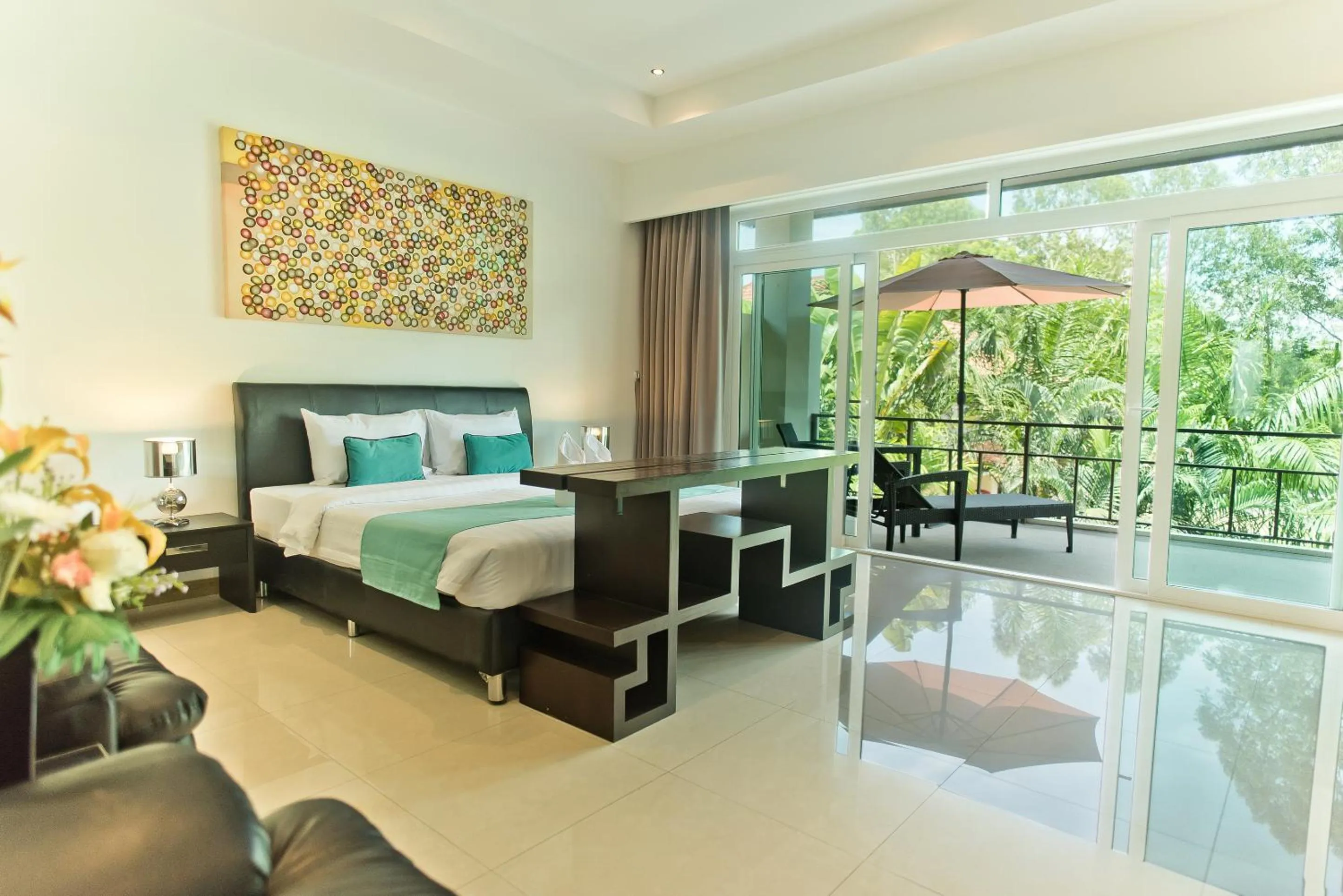Bedroom, Bed in Tropicana Pool Villa