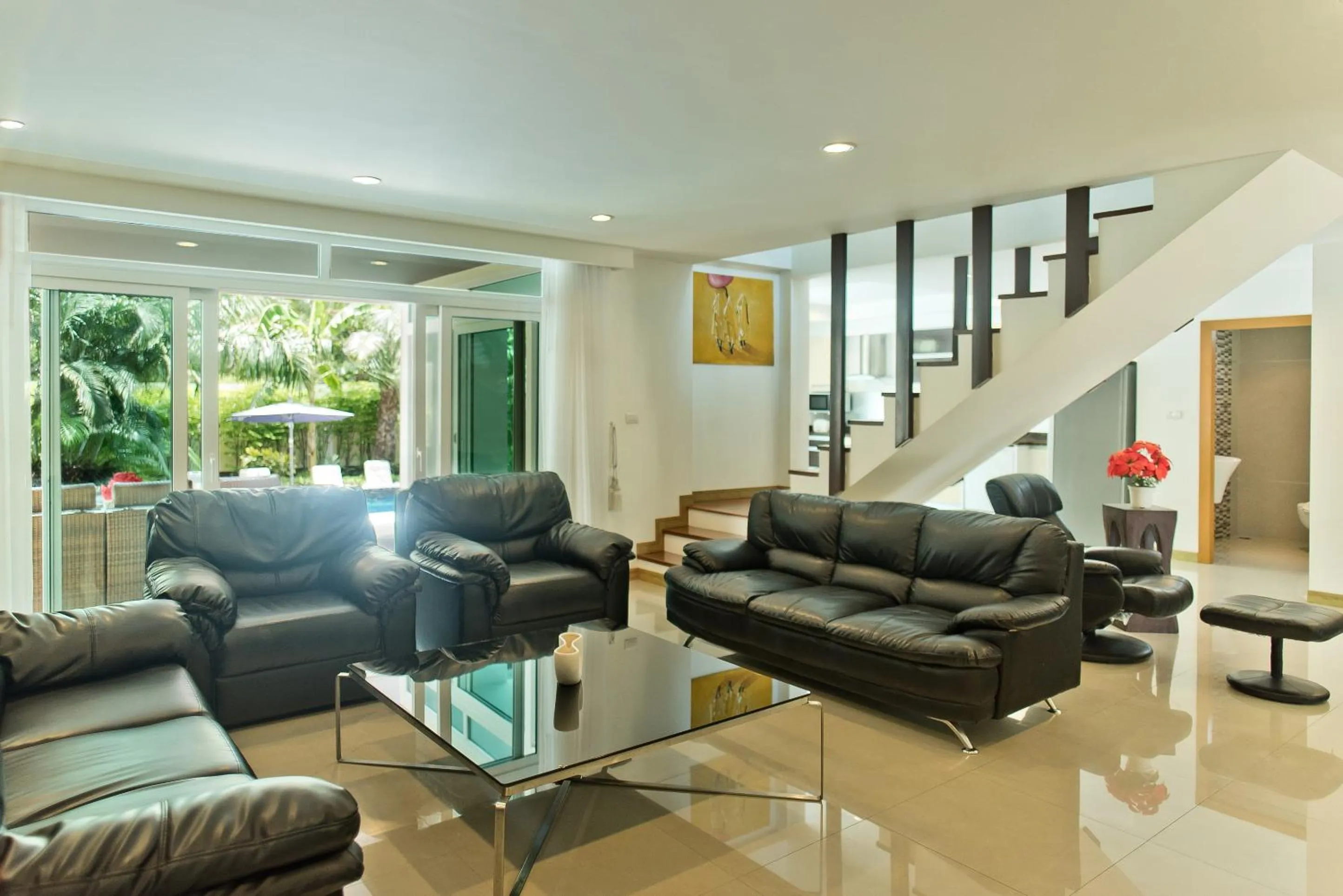 Living room in Tropicana Pool Villa