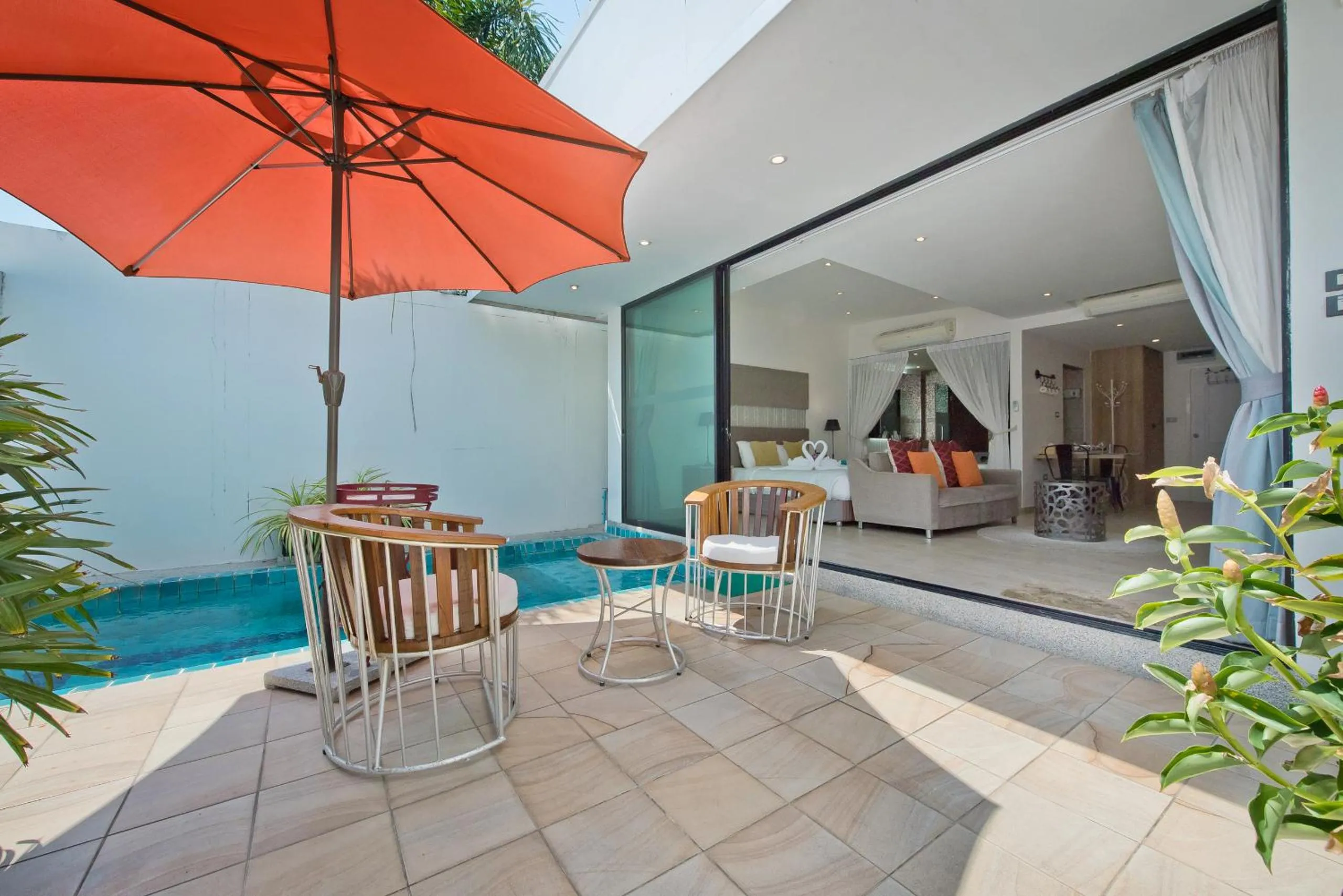 Patio in Tropicana Pool Villa
