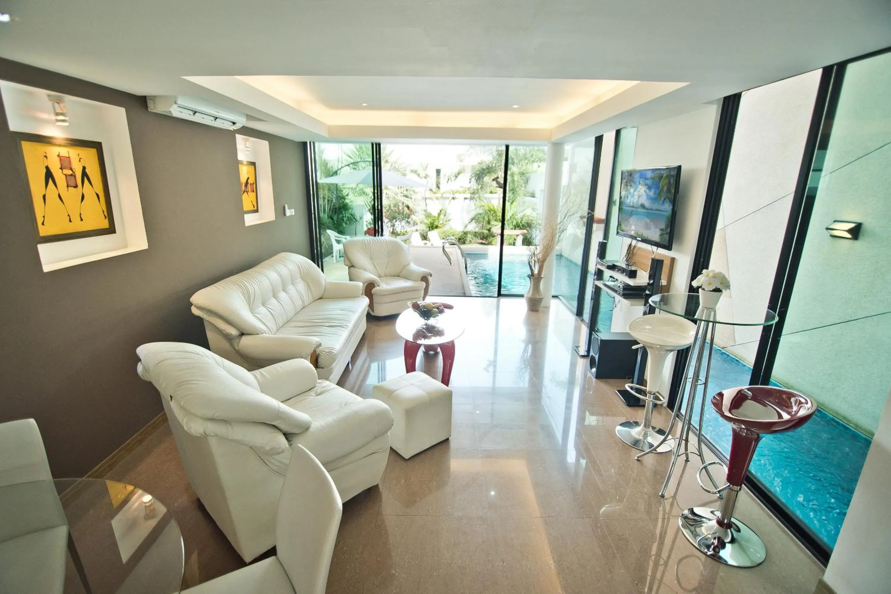 Living room in Tropicana Pool Villa