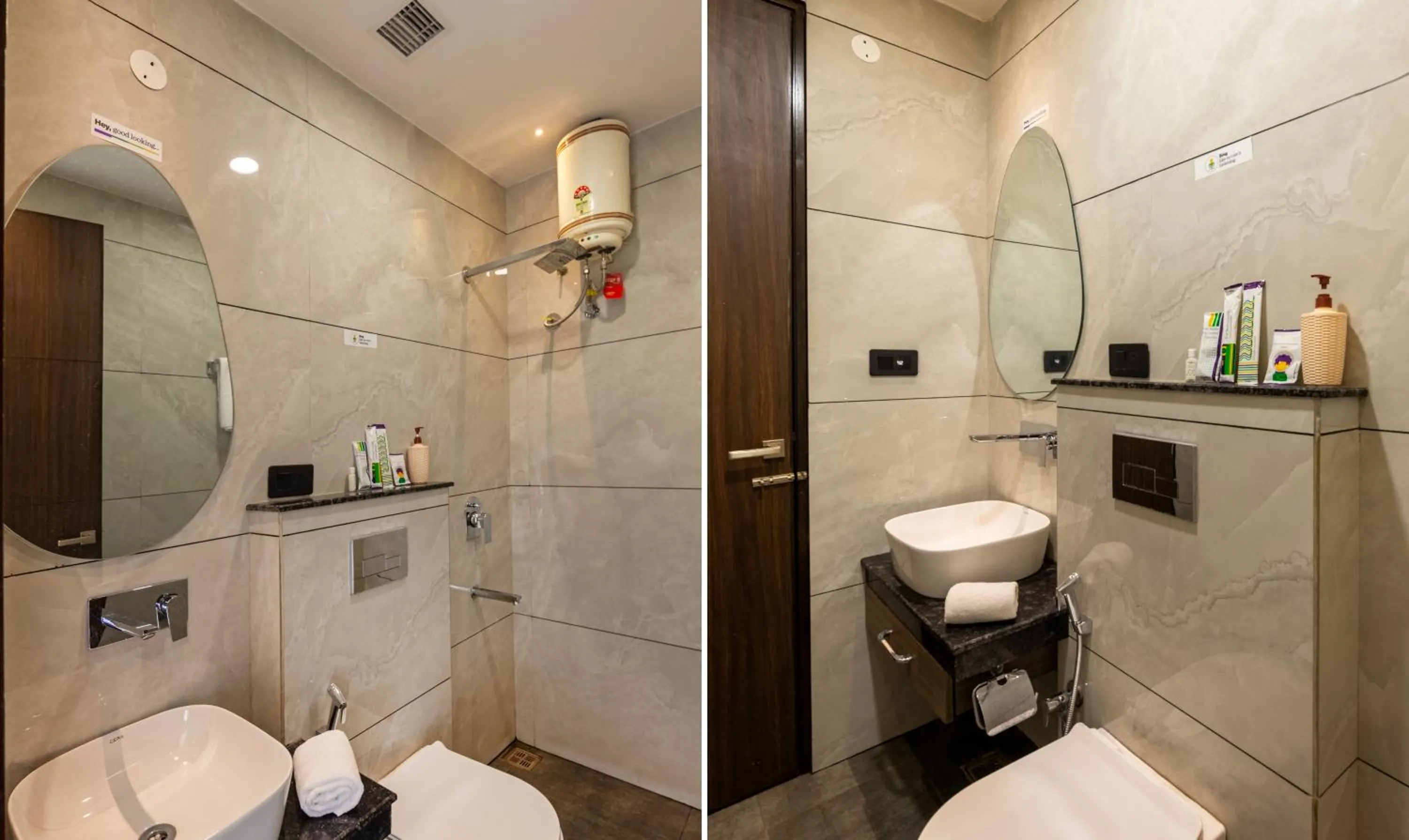 Bathroom in Treebo Bombay Palace