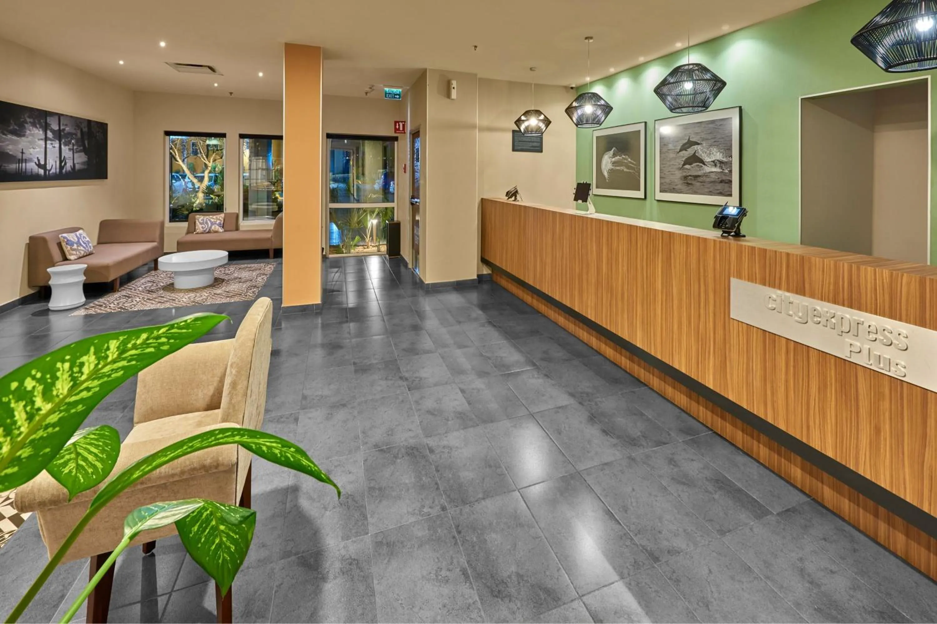 Lobby or reception in City Express Plus by Marriott Cabo San Lucas