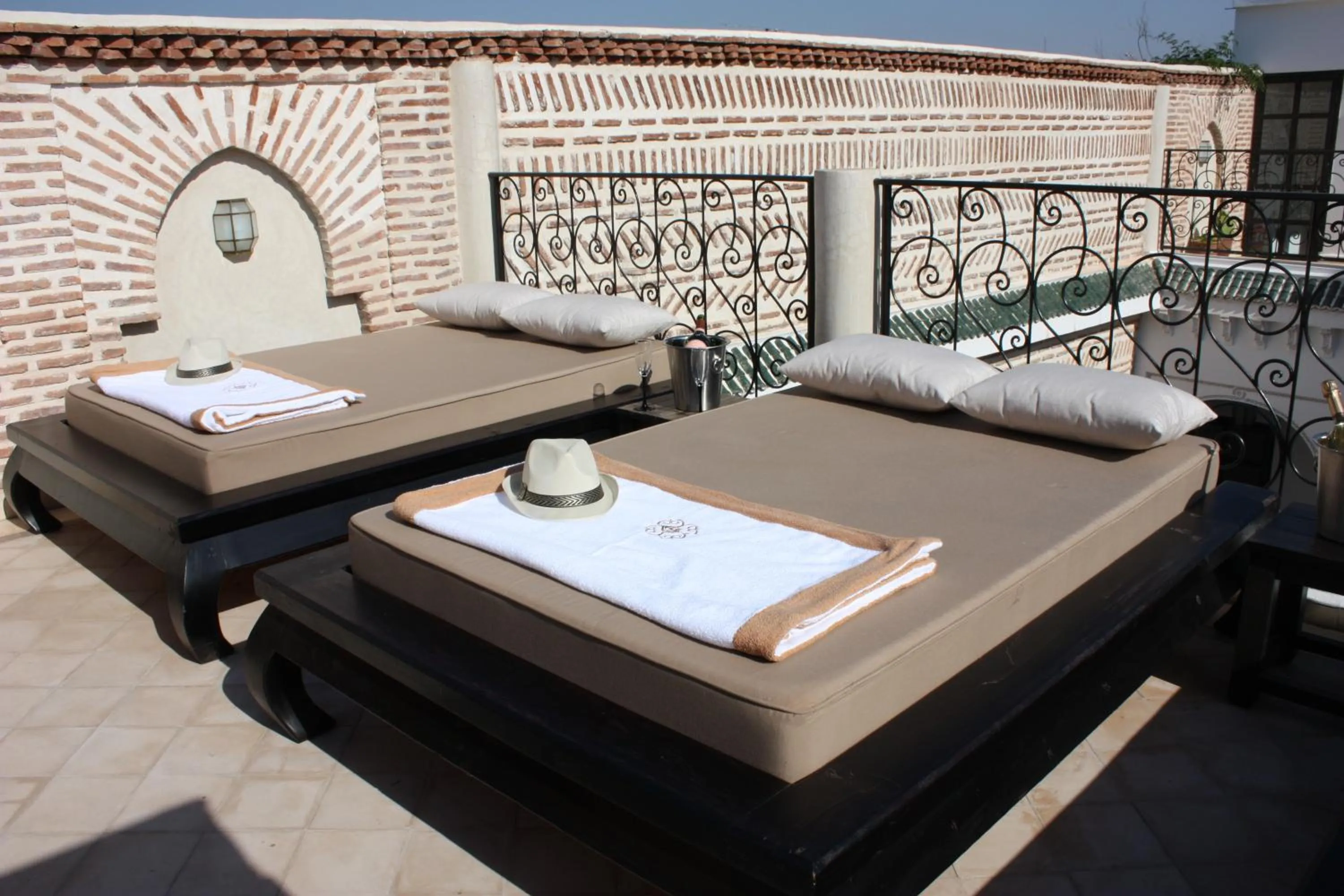 Balcony/Terrace in Riad La Villa Marrakech