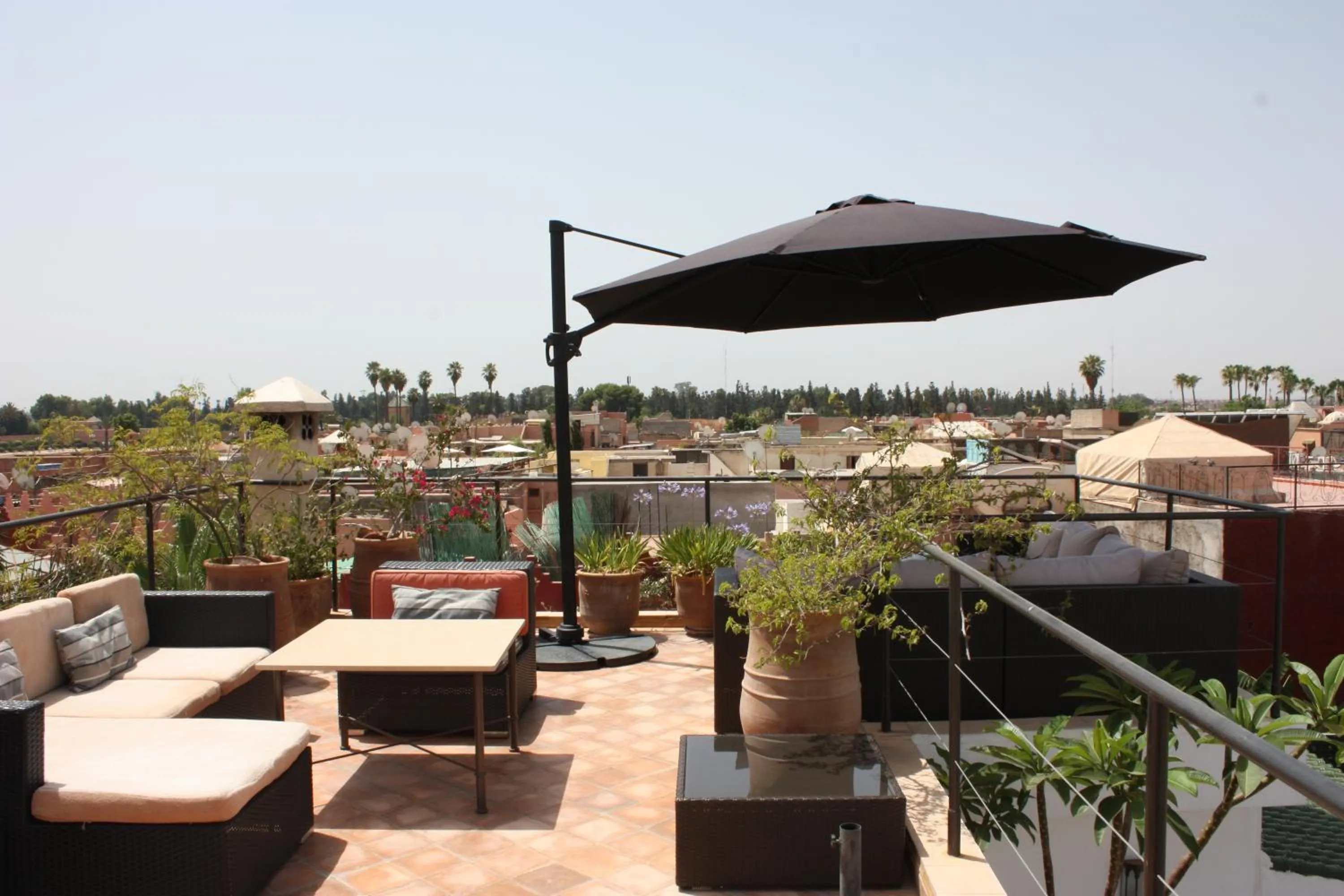 Balcony/Terrace in Riad La Villa Marrakech