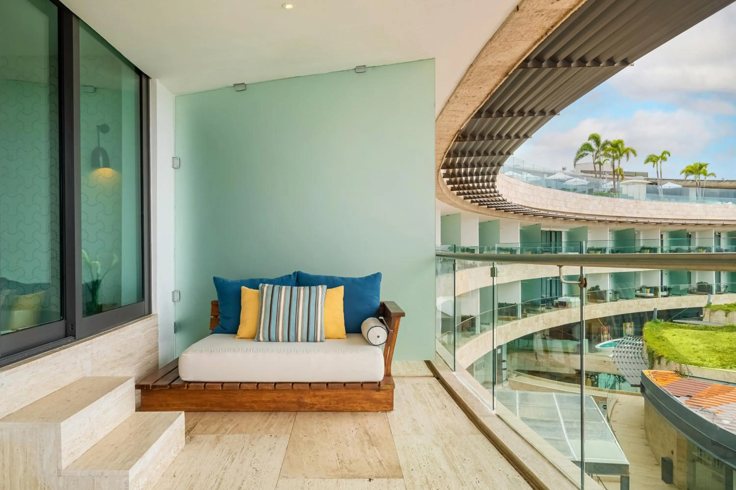 Balcony/Terrace in Thompson Playa Del Carmen Main House, by Hyatt