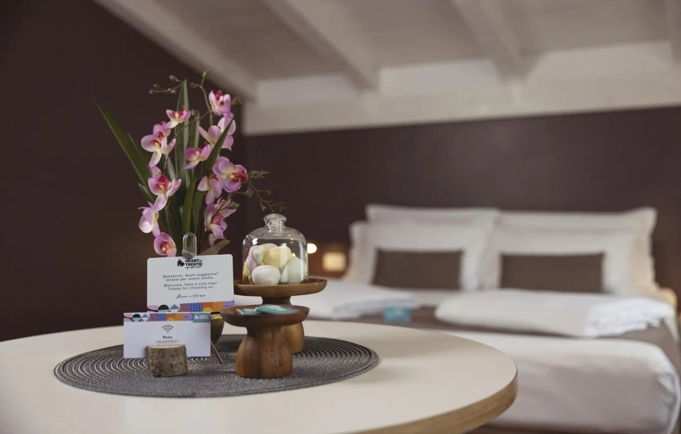 Bed in Hi Room vicolo del vò