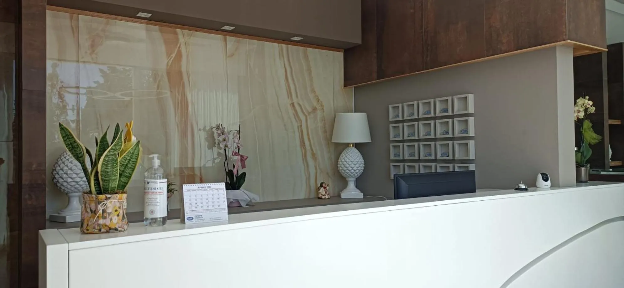 Lobby or reception in Hotel Posidonia