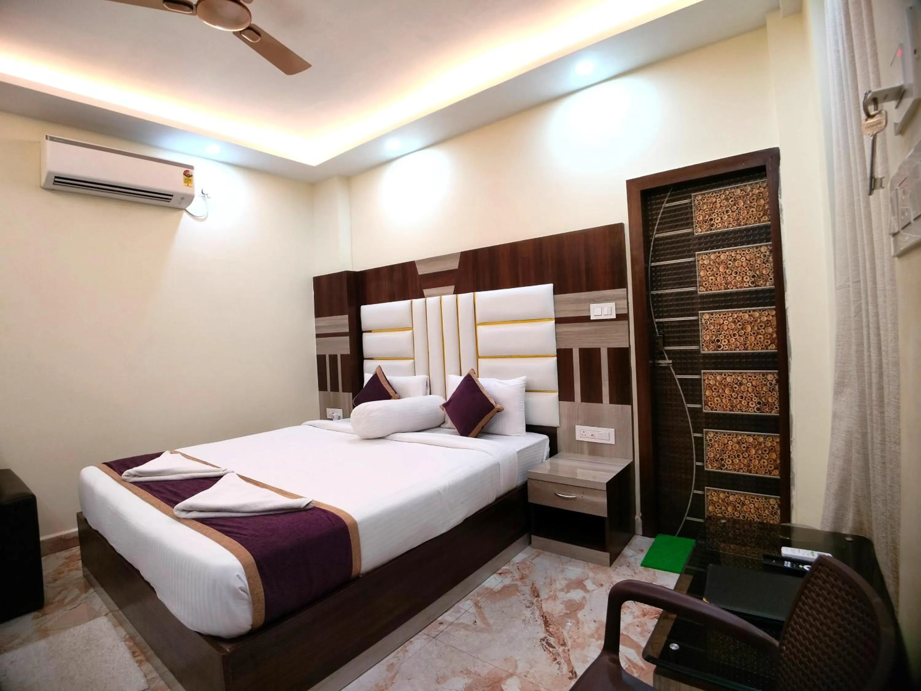 Bed in Elegant Beach Resort