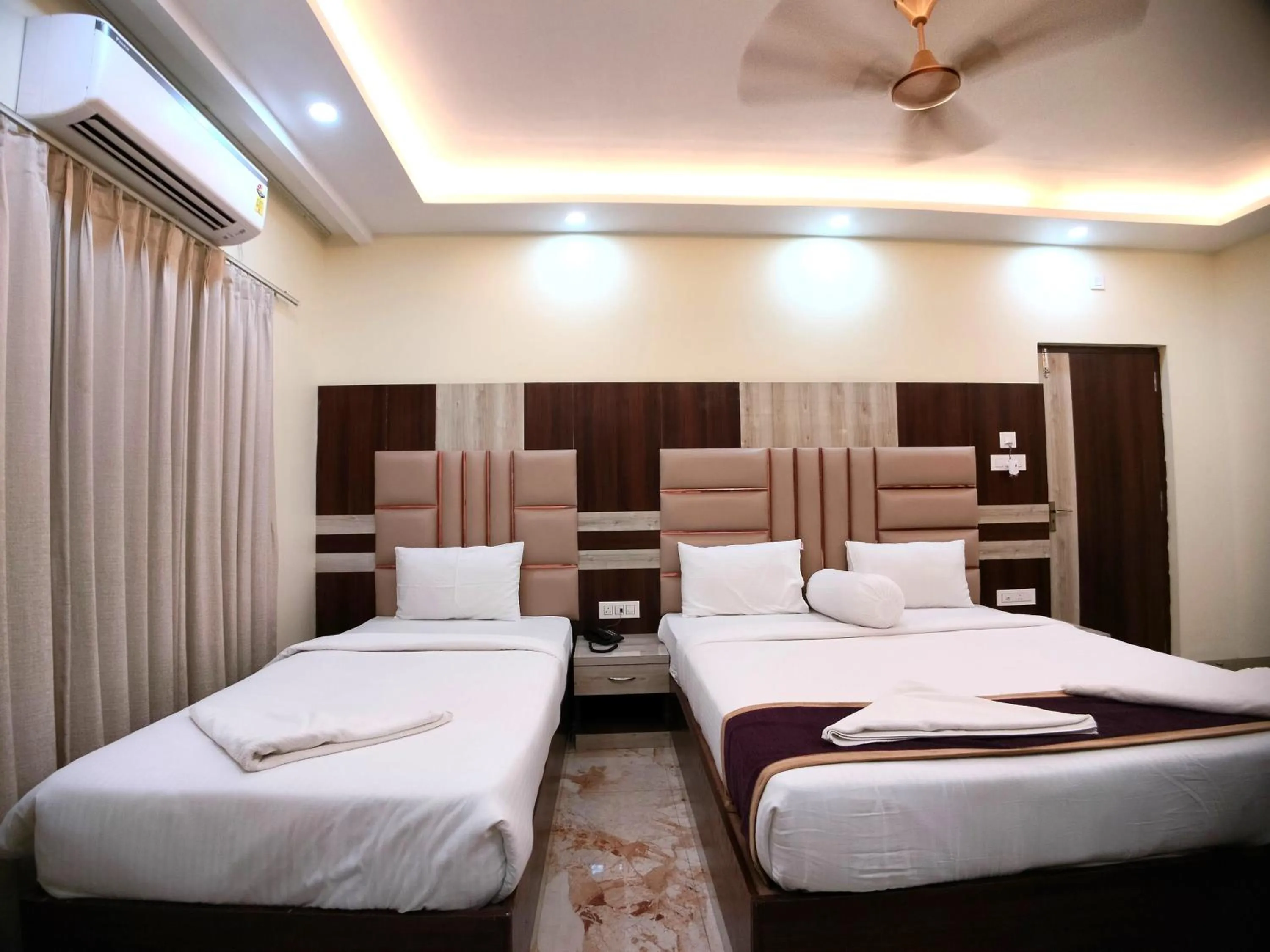 Bed in Elegant Beach Resort