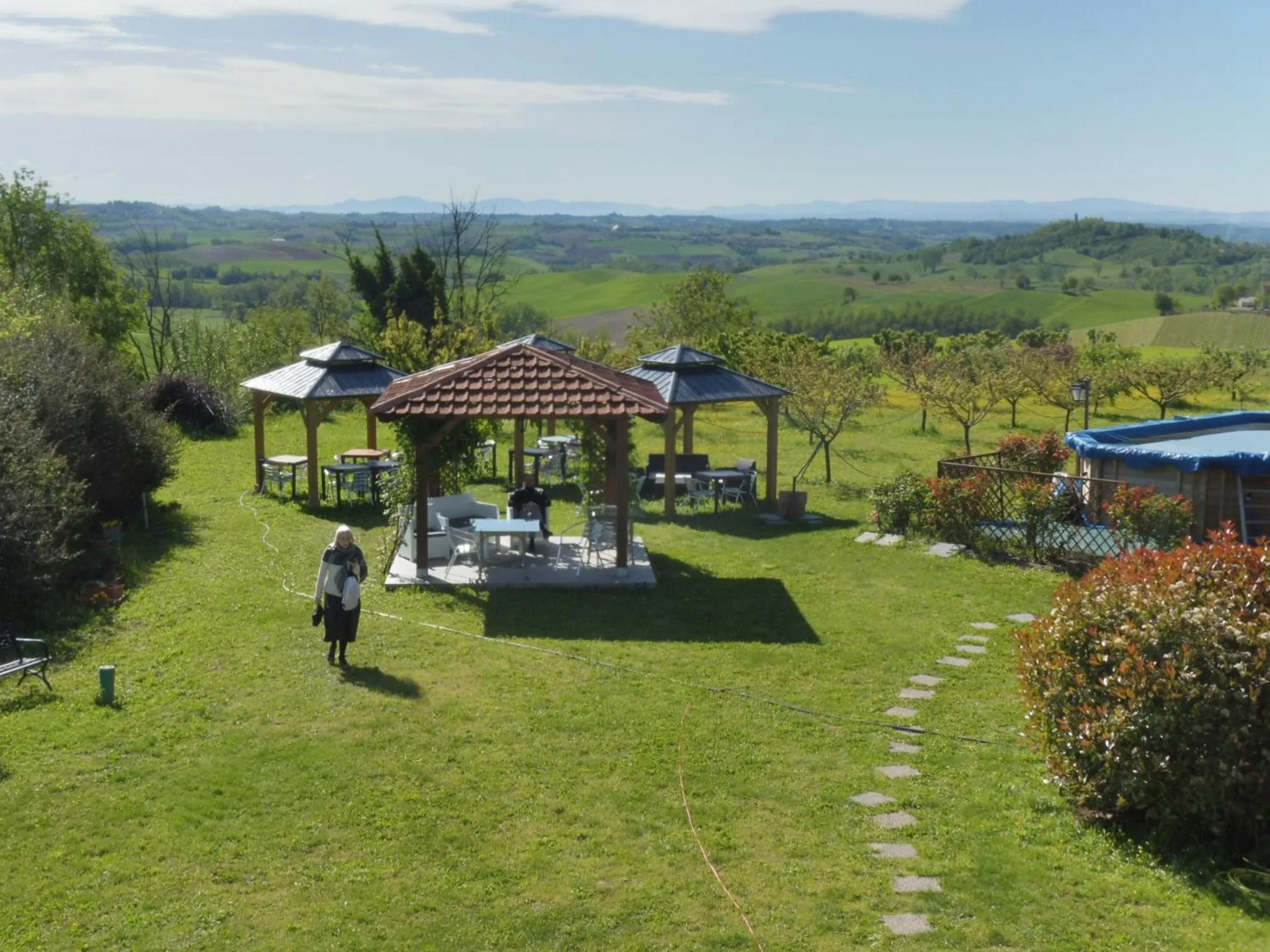 Garden view in il Balcone sul Monferrato