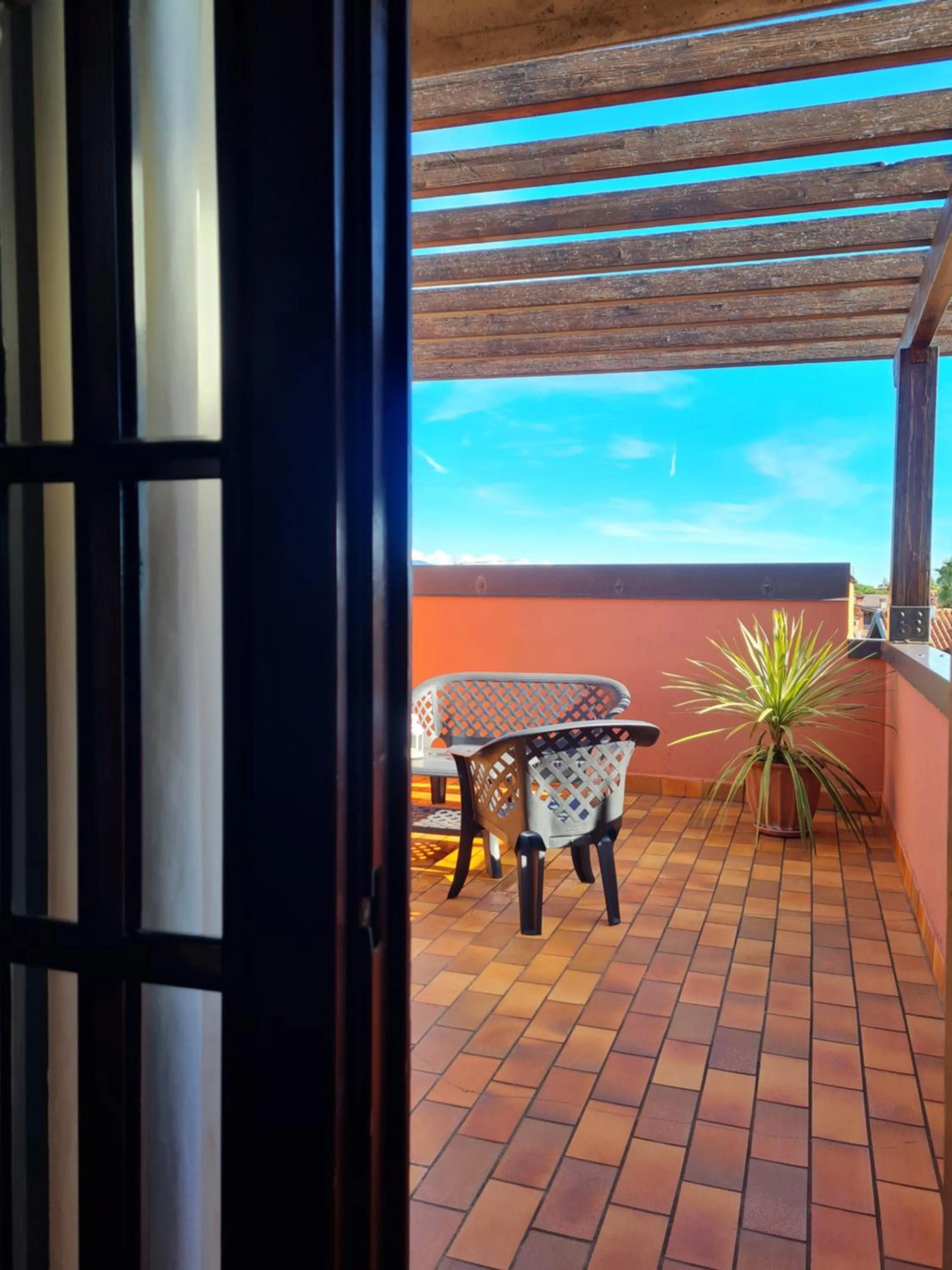 Balcony/Terrace in Albergo B&B Tenesi