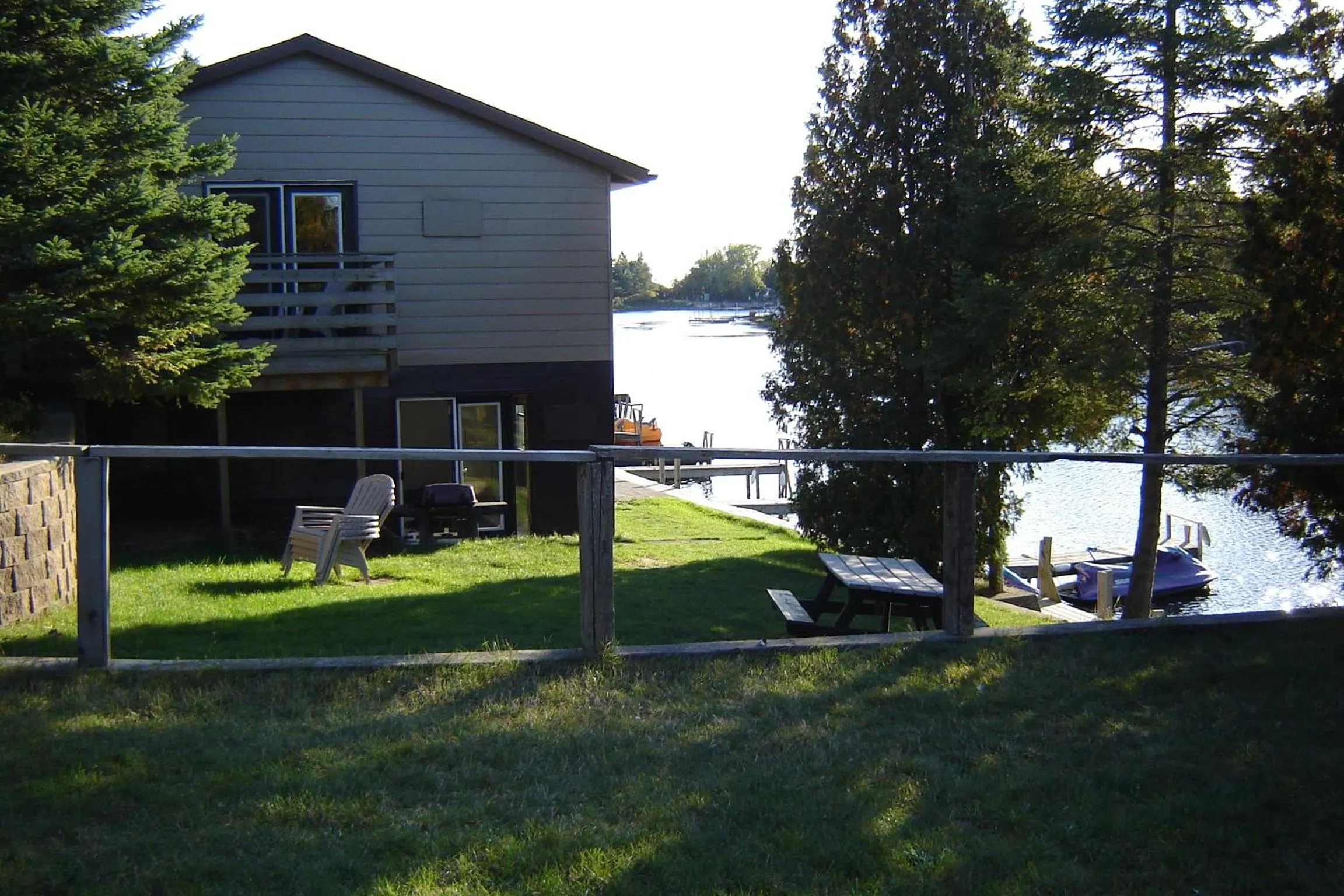 River view in Sauble River Marina and Lodge Resort