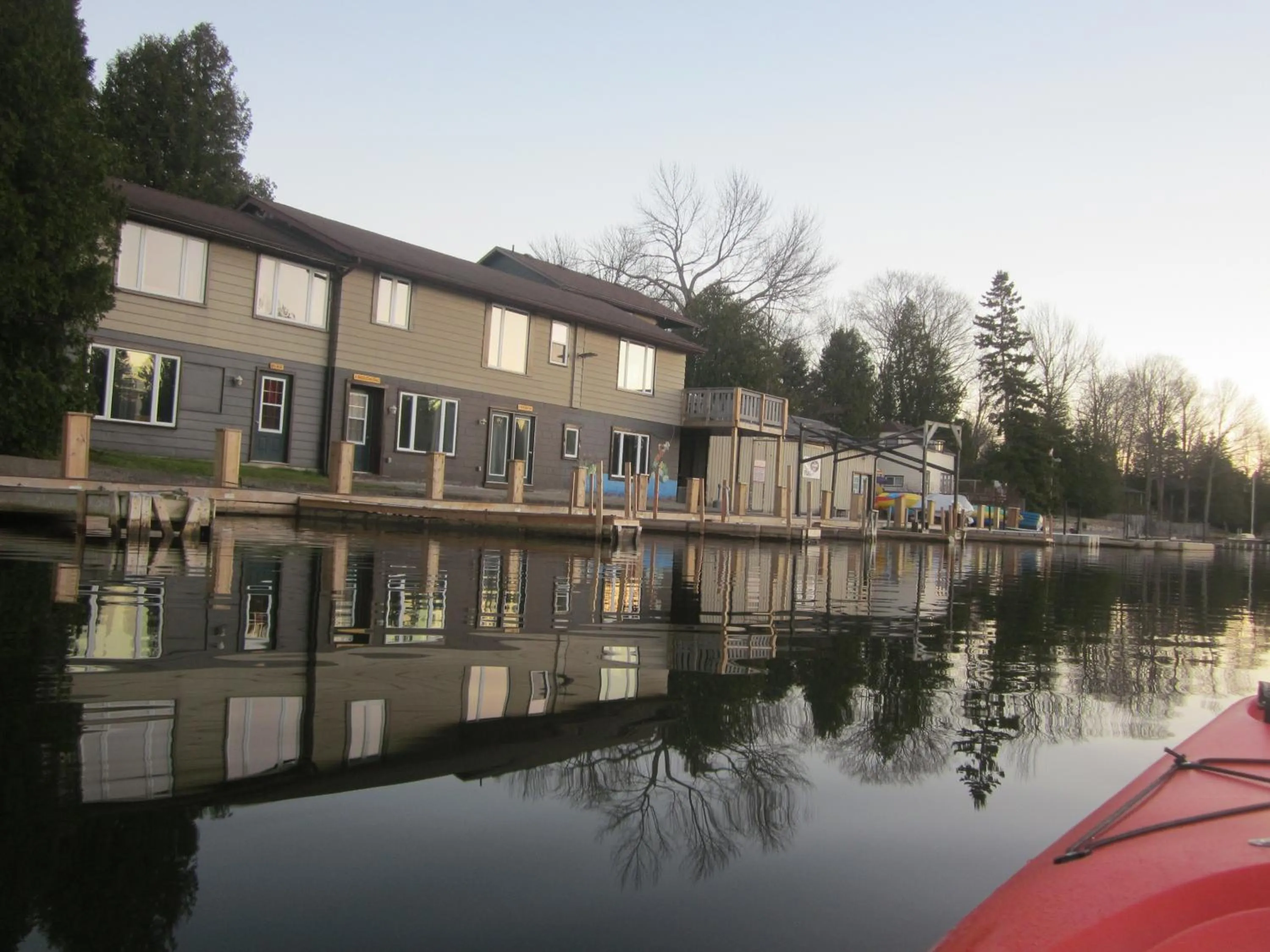 River view in Sauble River Marina and Lodge Resort