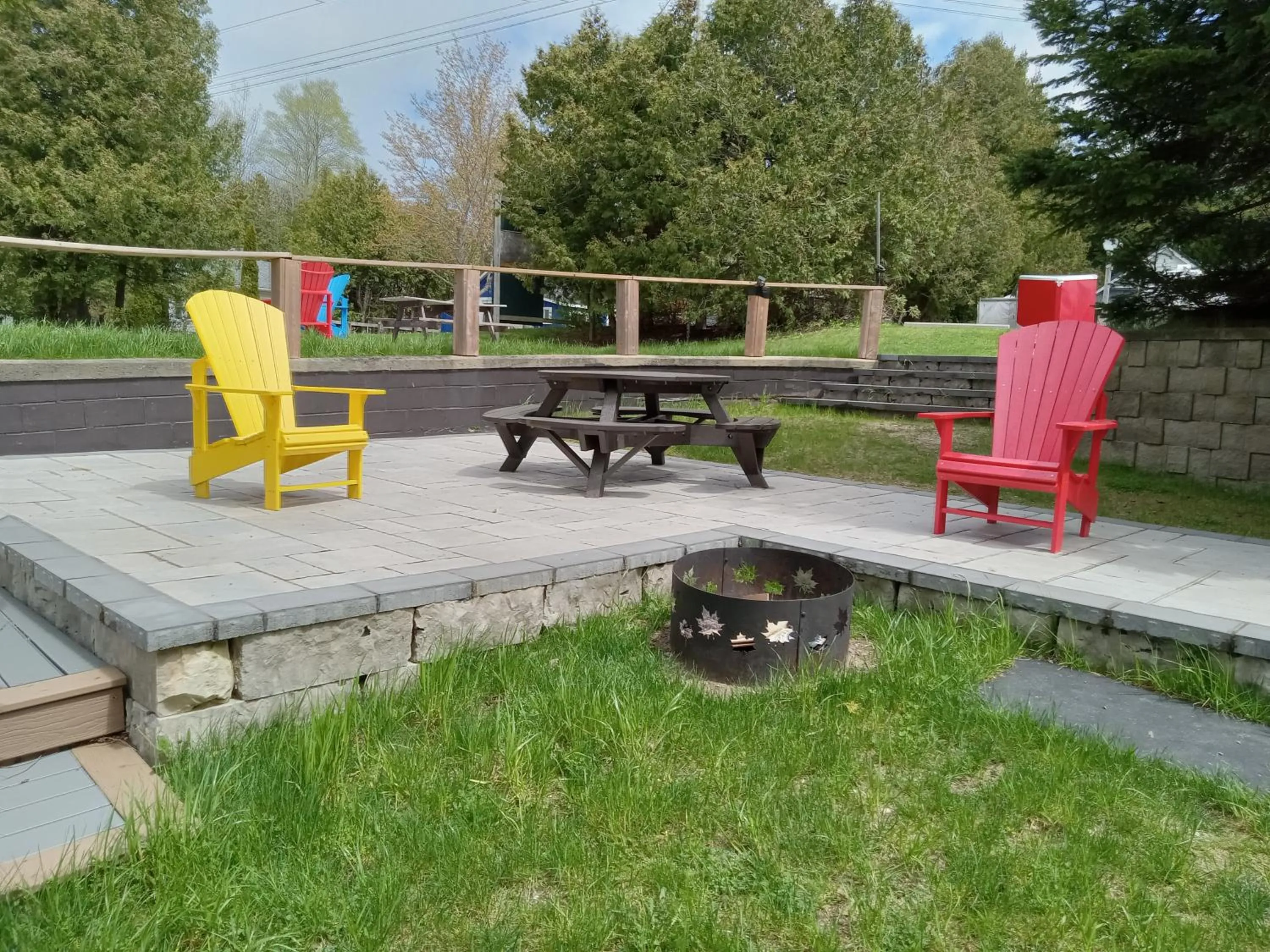 Patio in Sauble River Marina and Lodge Resort