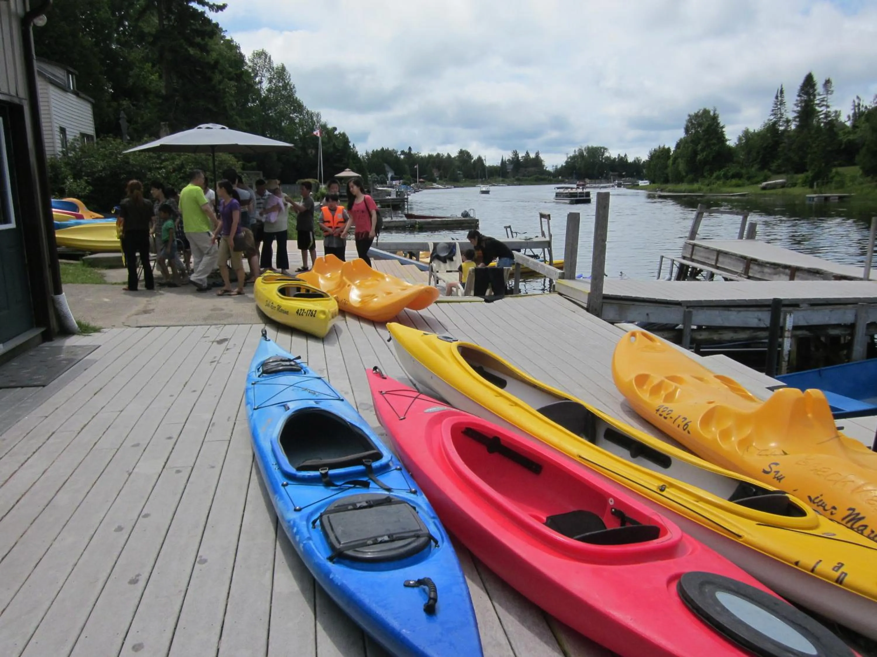 River view in Sauble River Marina and Lodge Resort