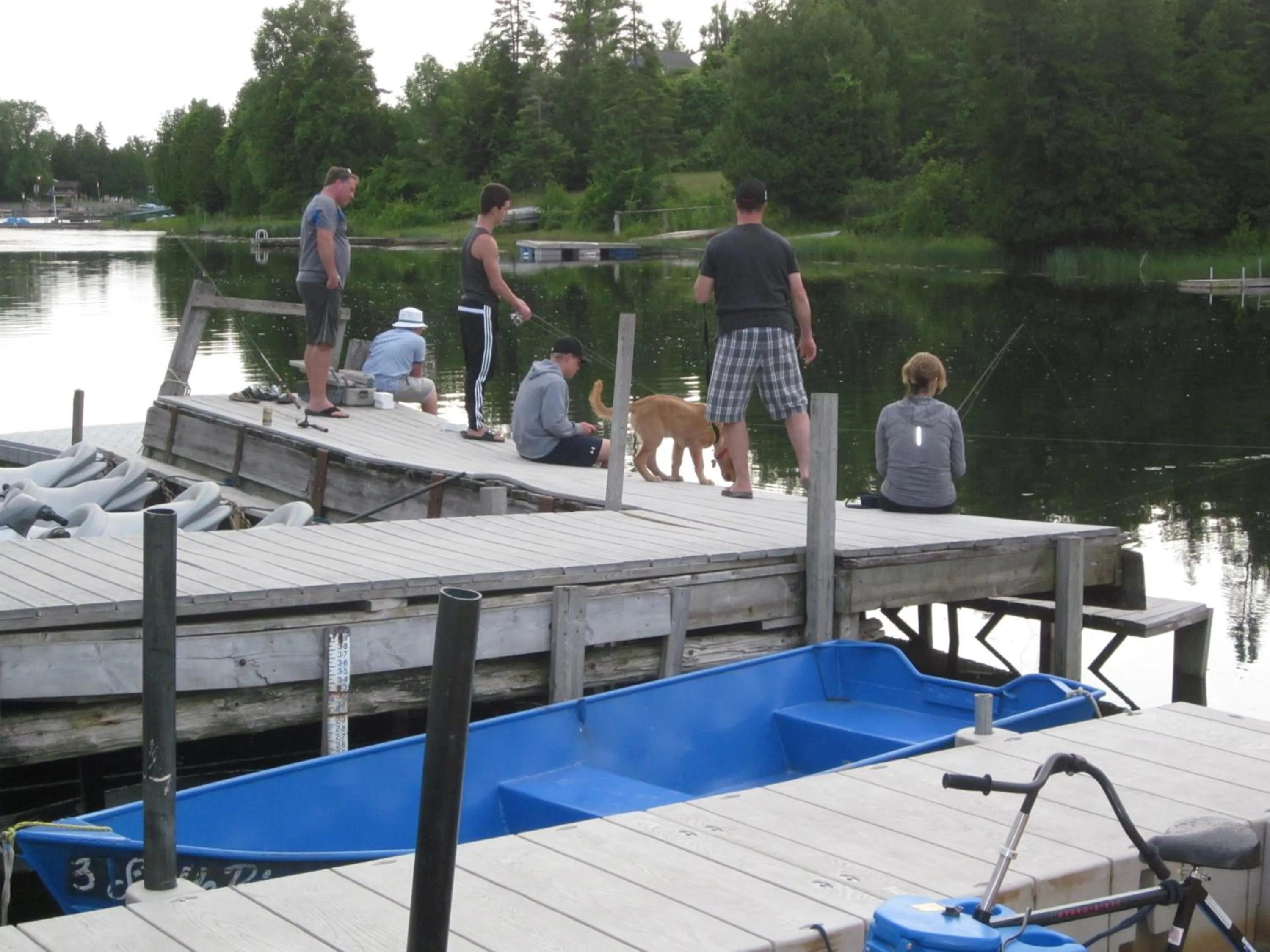 Fishing in Sauble River Marina and Lodge Resort