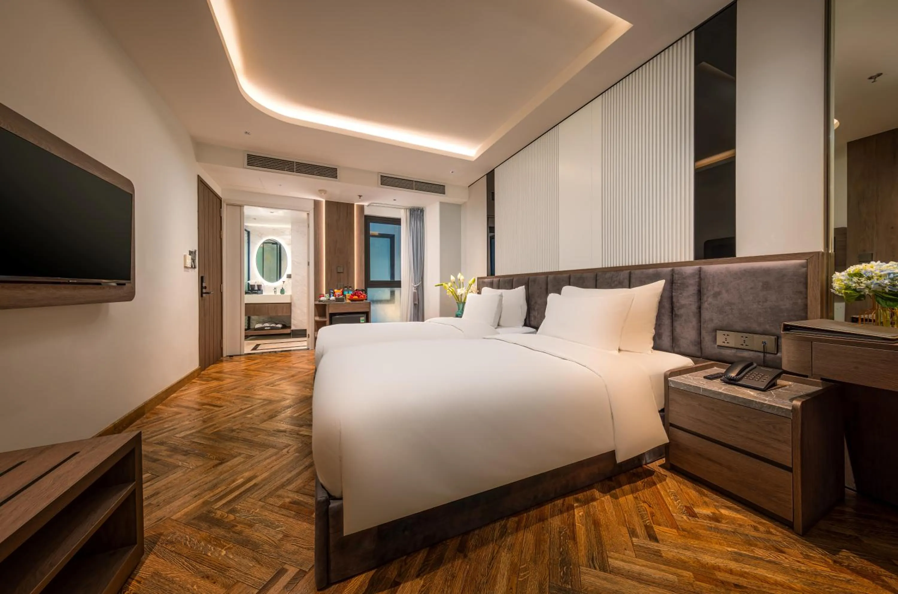 Bed in H Hôtel L'Art Hanoi