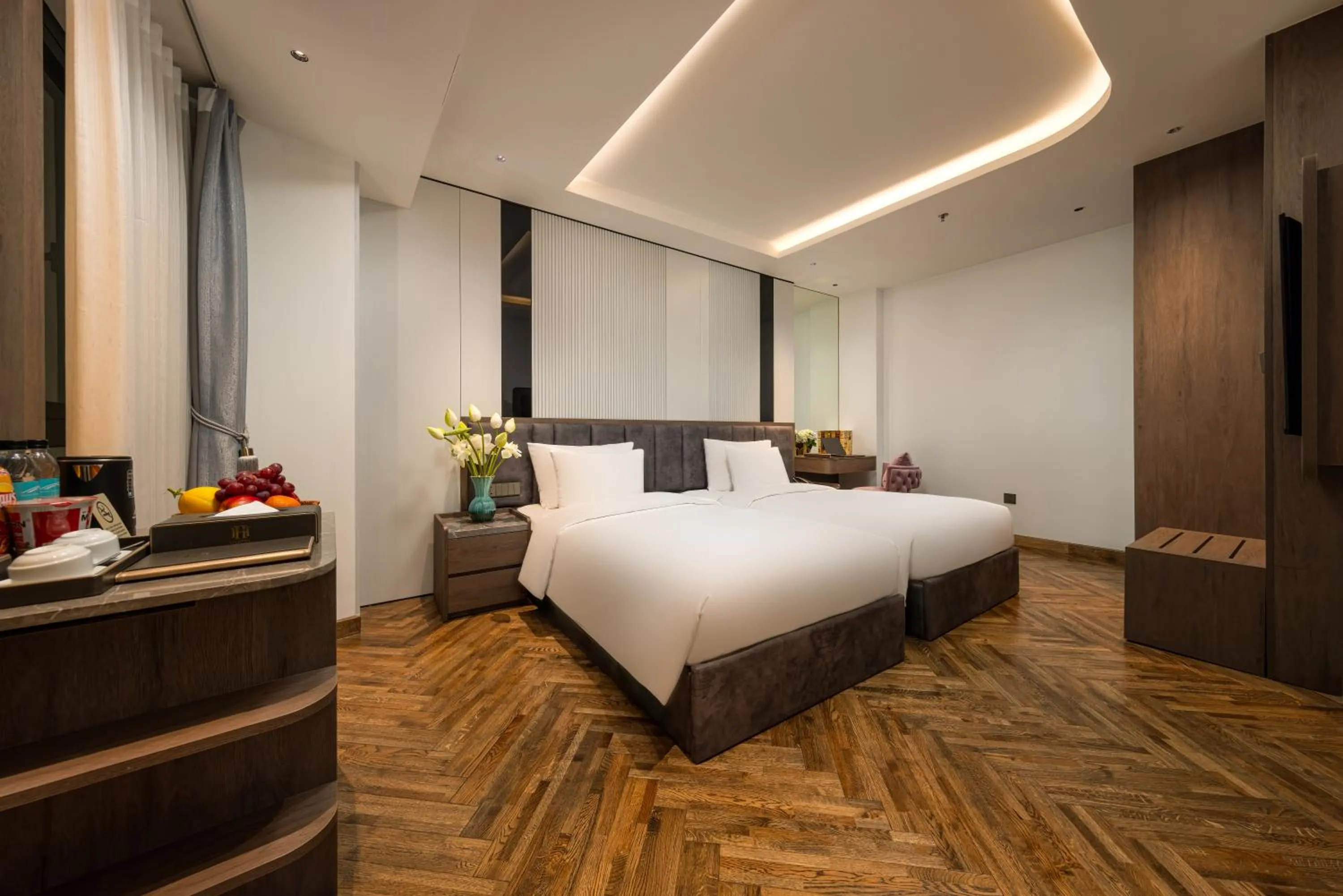 Bed in H Hôtel L'Art Hanoi