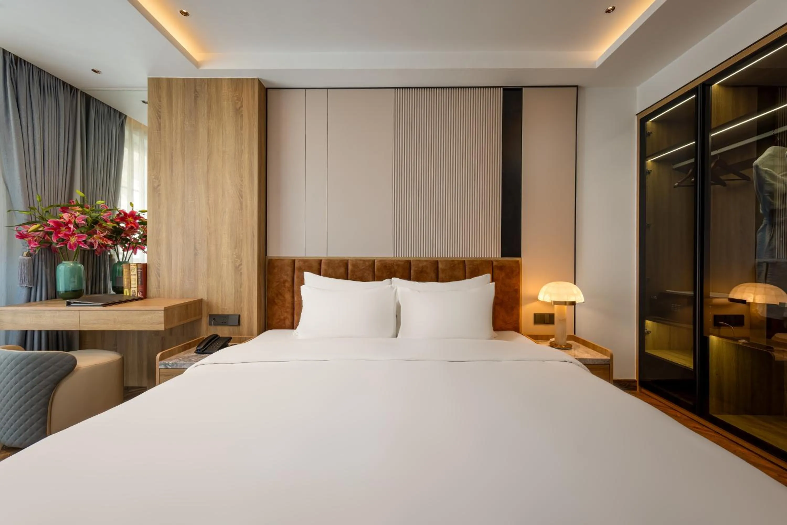 Bed in H Hôtel L'Art Hanoi