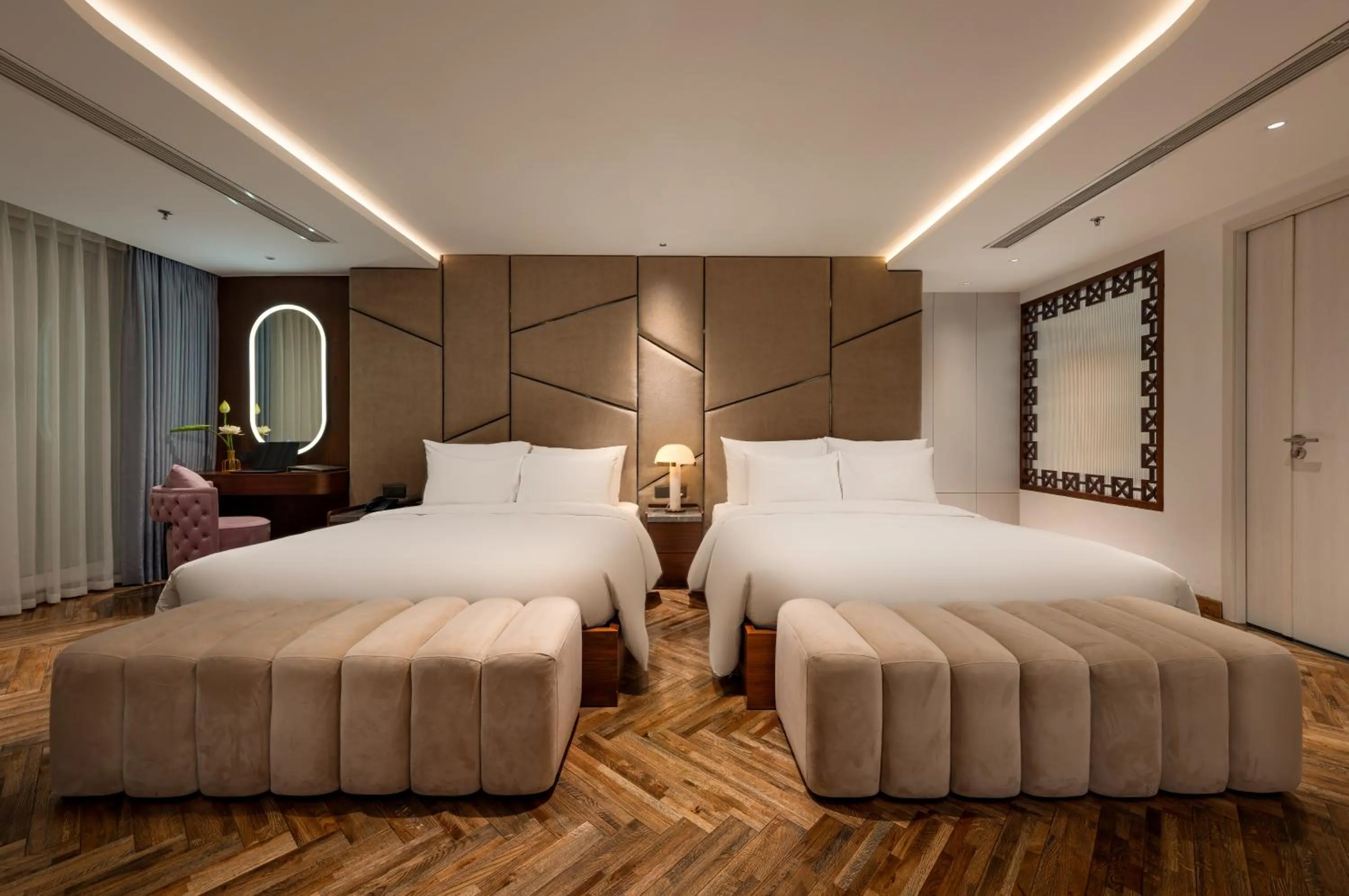 Bed in H Hôtel L'Art Hanoi